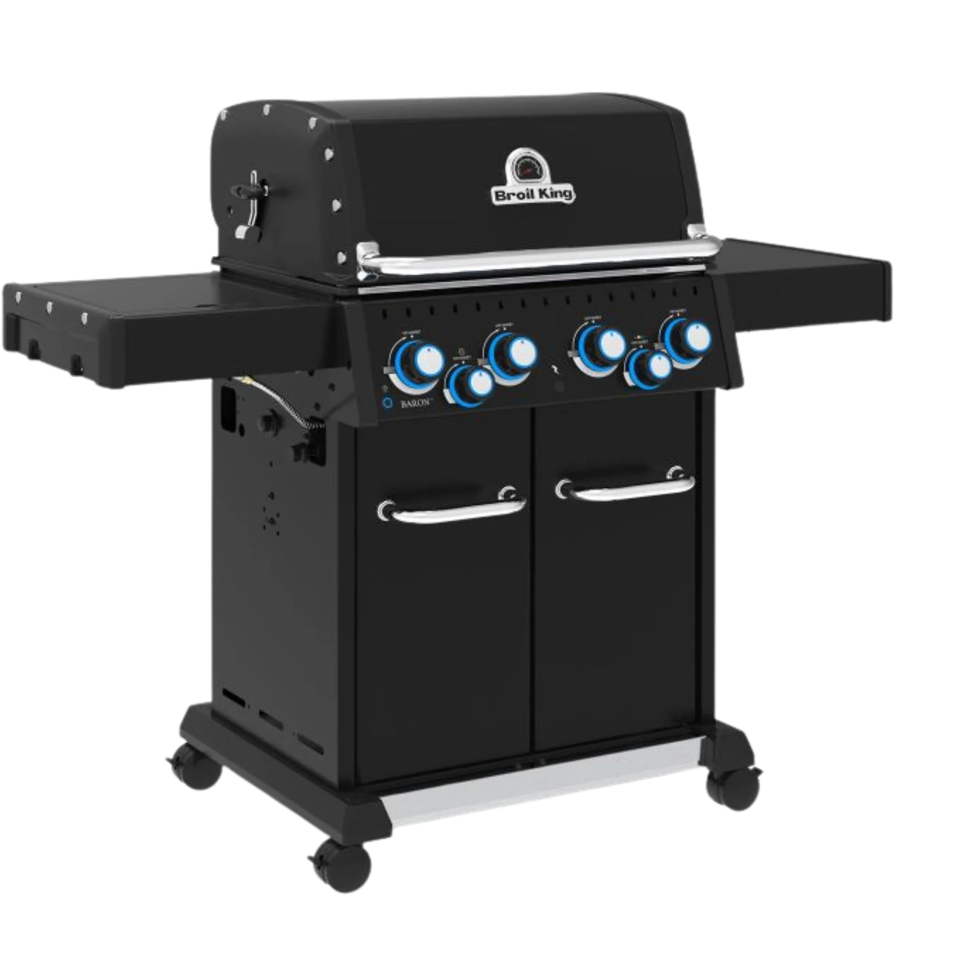 Broil King Baron 490 PRO 4-Burner Gas Grill w/ Rotisserie and Side Burner - Image 4