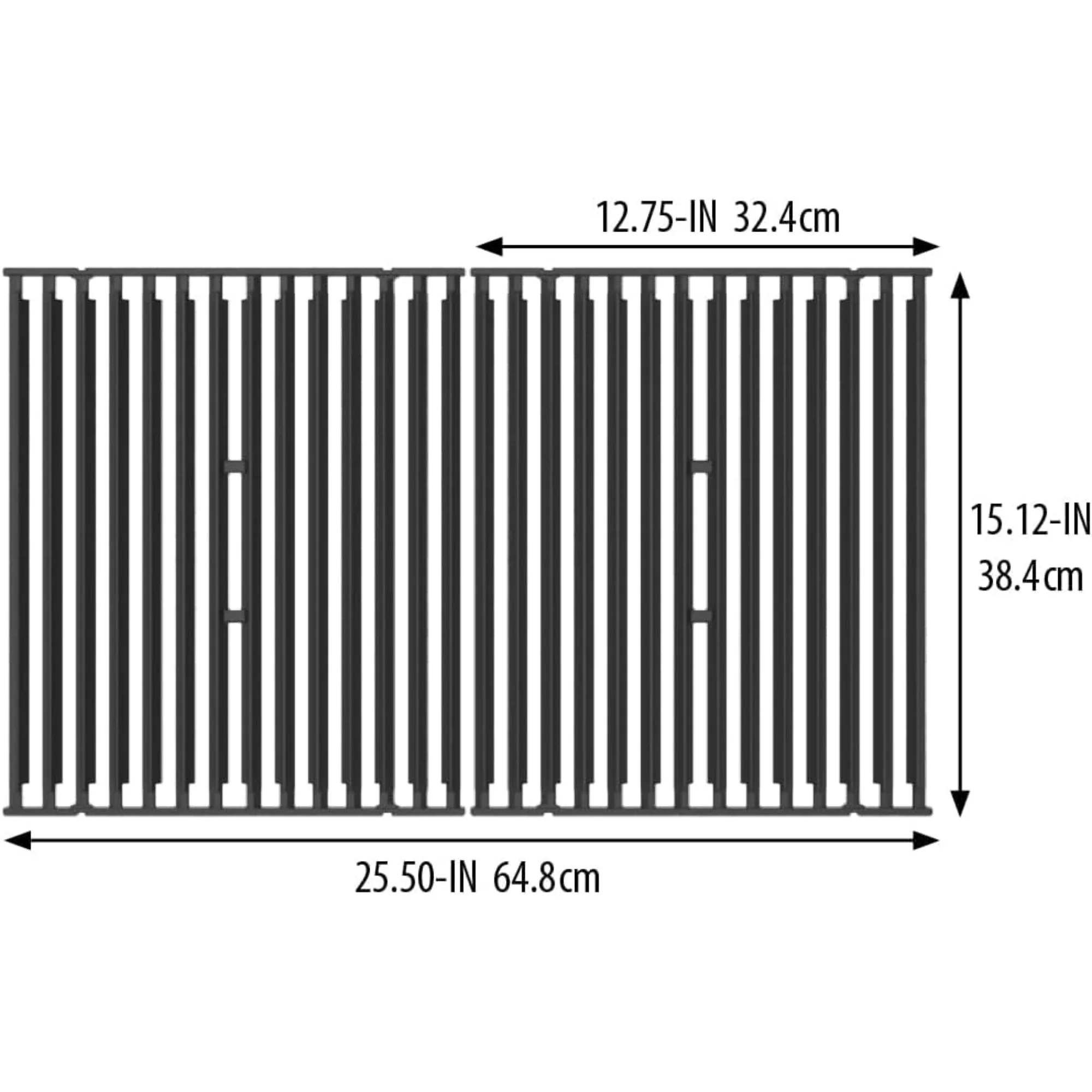 Broil King Cast Iron Cooking Grid 2 PC for Signet & Crown Grills - Image 4