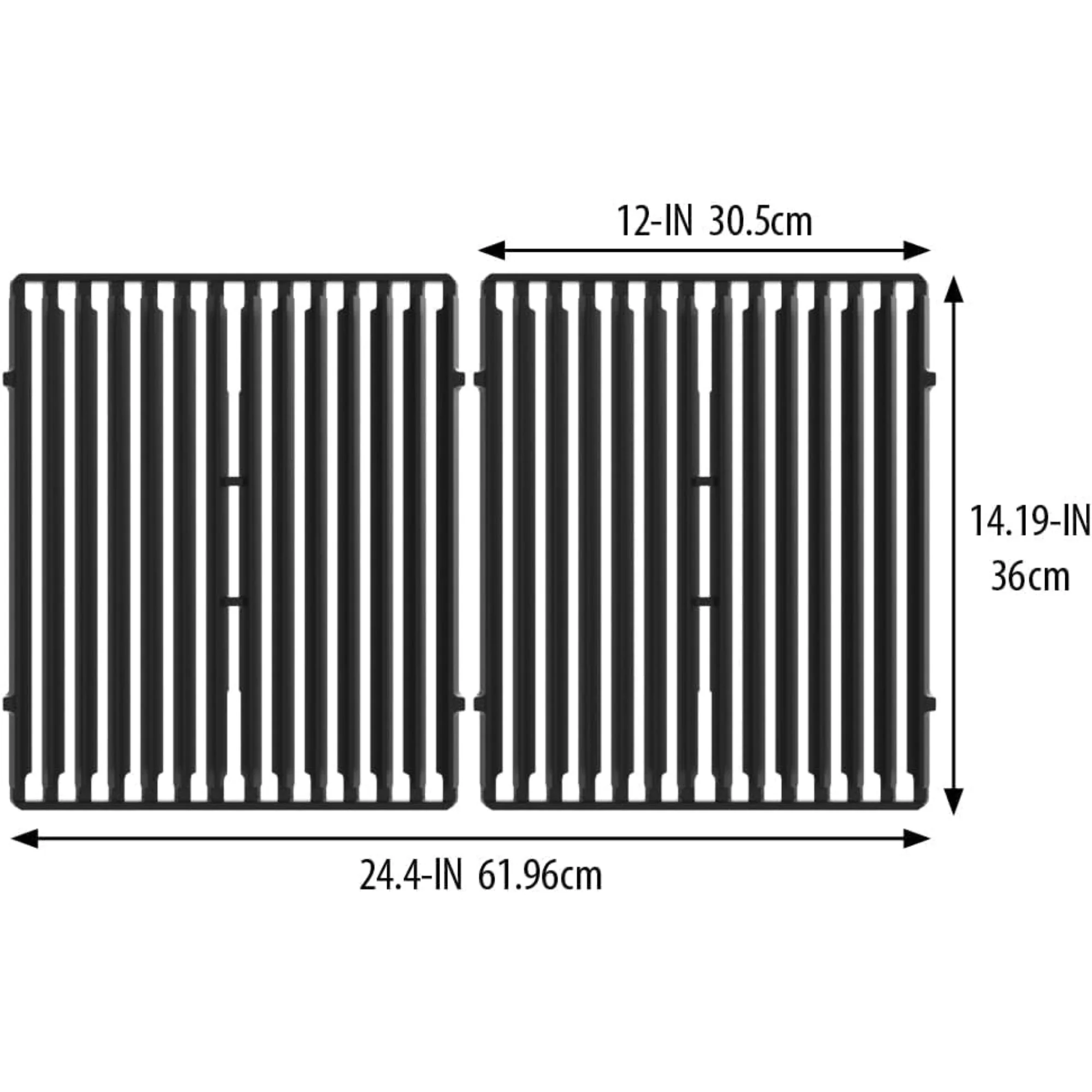 Broil King Cast Iron Cooking Grid for Signet & Crown Grills 2 PC - Image 3
