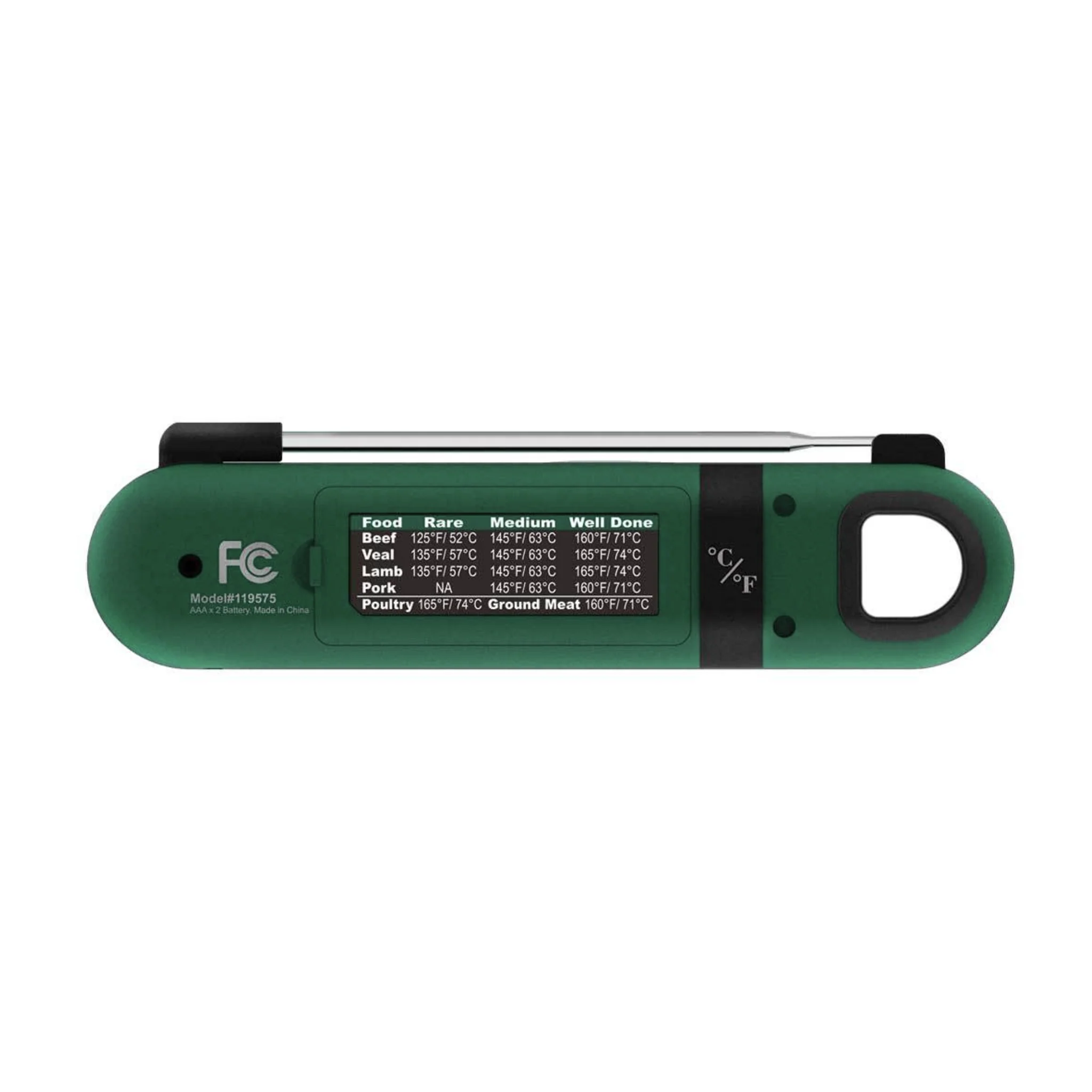 Big Green Egg Instant Read Thermometer with Case - Image 2
