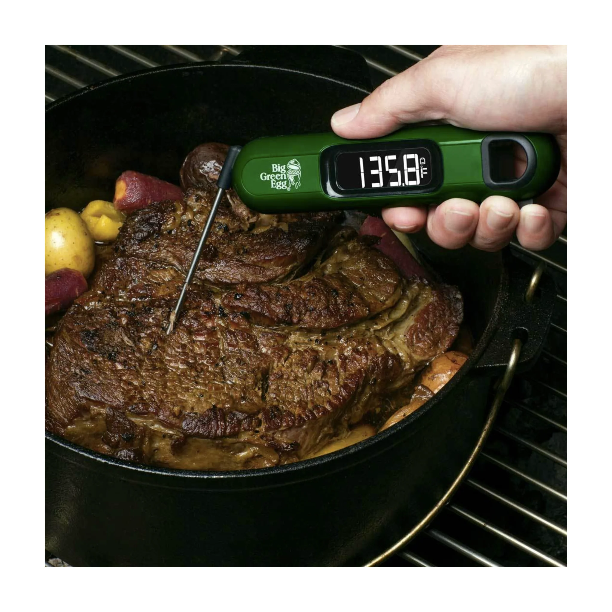 Big Green Egg Instant Read Thermometer with Case - Image 4