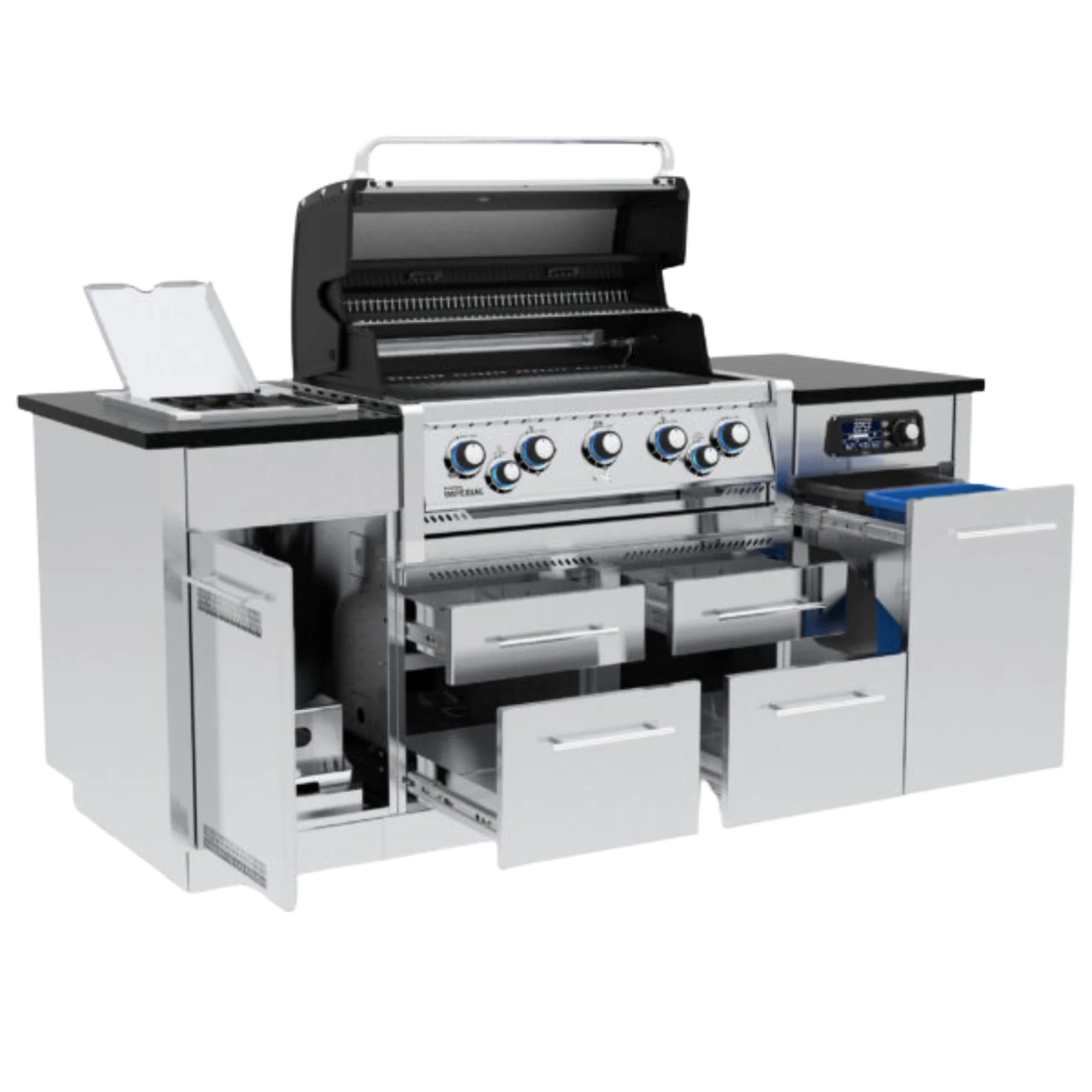 Broil King Outdoor Kitchen Island w/ Imperial QS 590i Gas Grill - Image 4