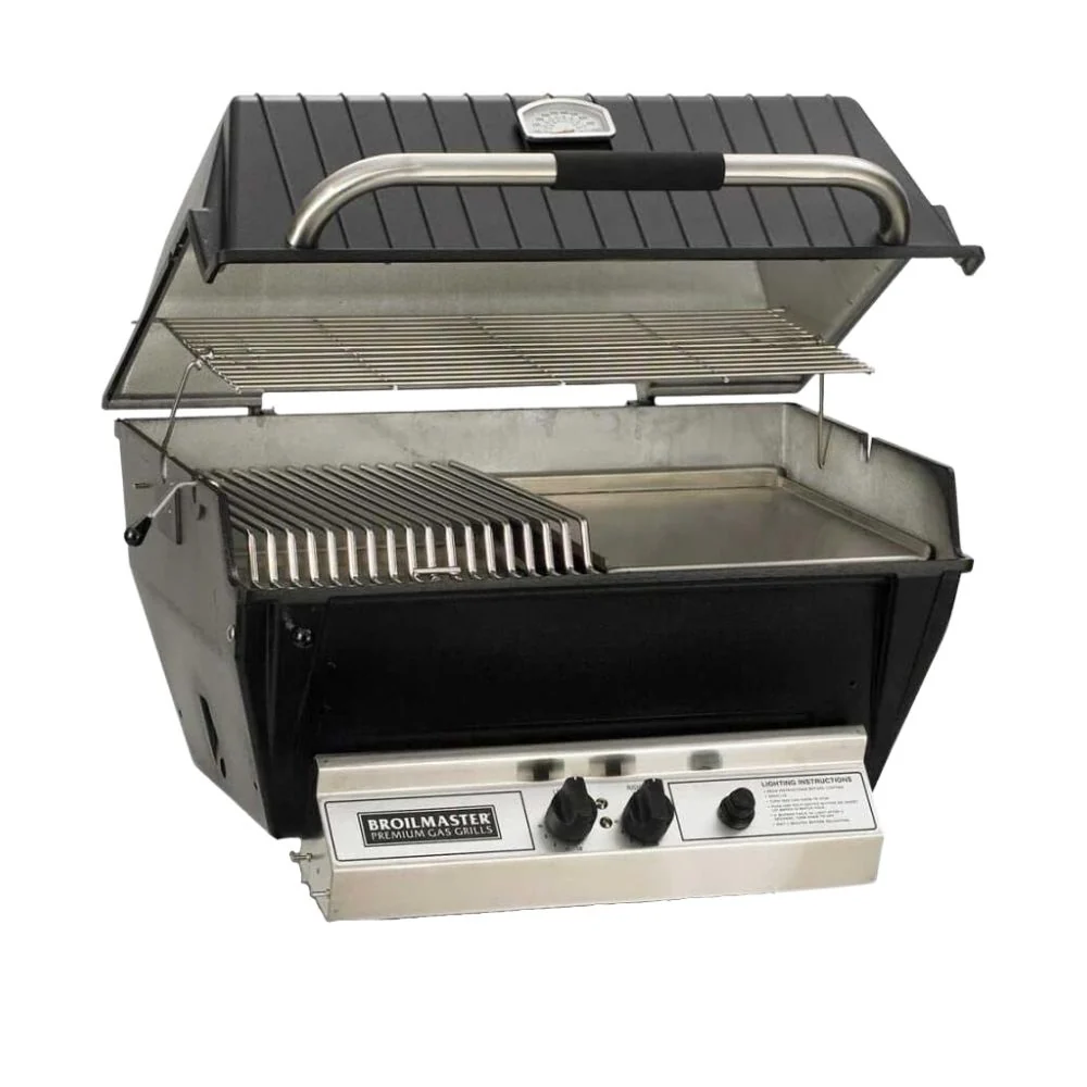 Broilmaster P3SX Super Premium Gas Grill with Smoker Shutter & Griddle