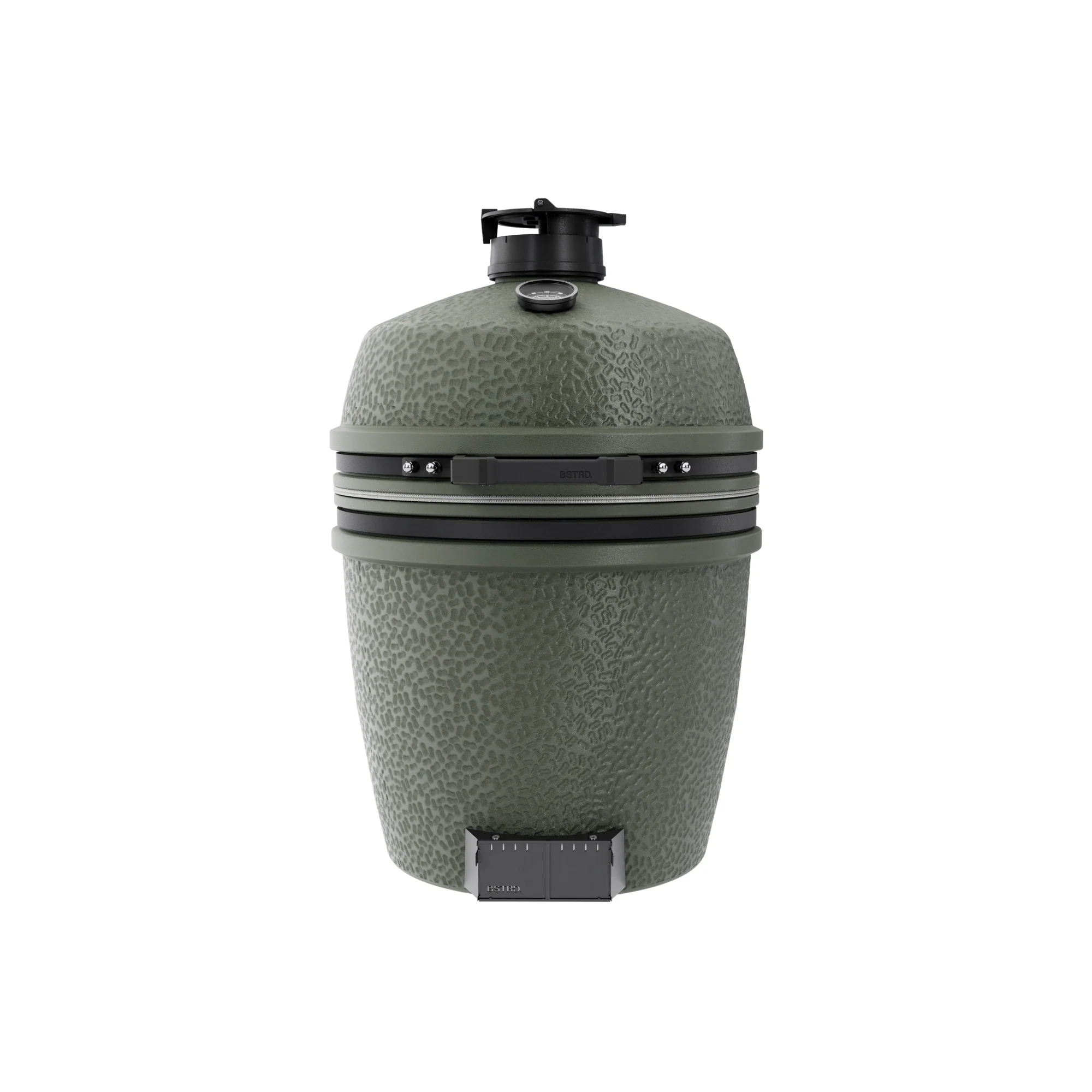 BSTRD Pro Large Solo Alpine Green Built-In Kamado Charcoal Grill