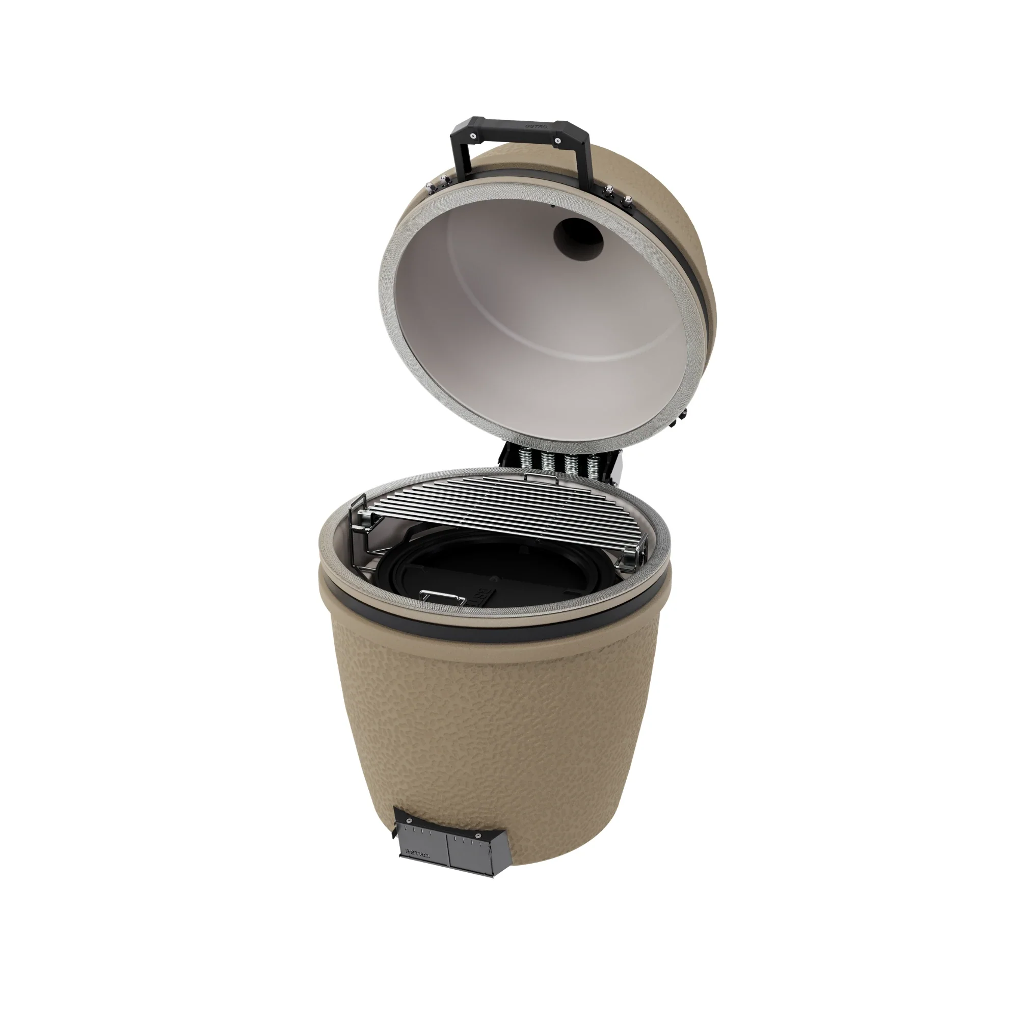 BSTRD Pro Large Solo Desert Sand Built-In Kamado Charcoal Grill - Image 3