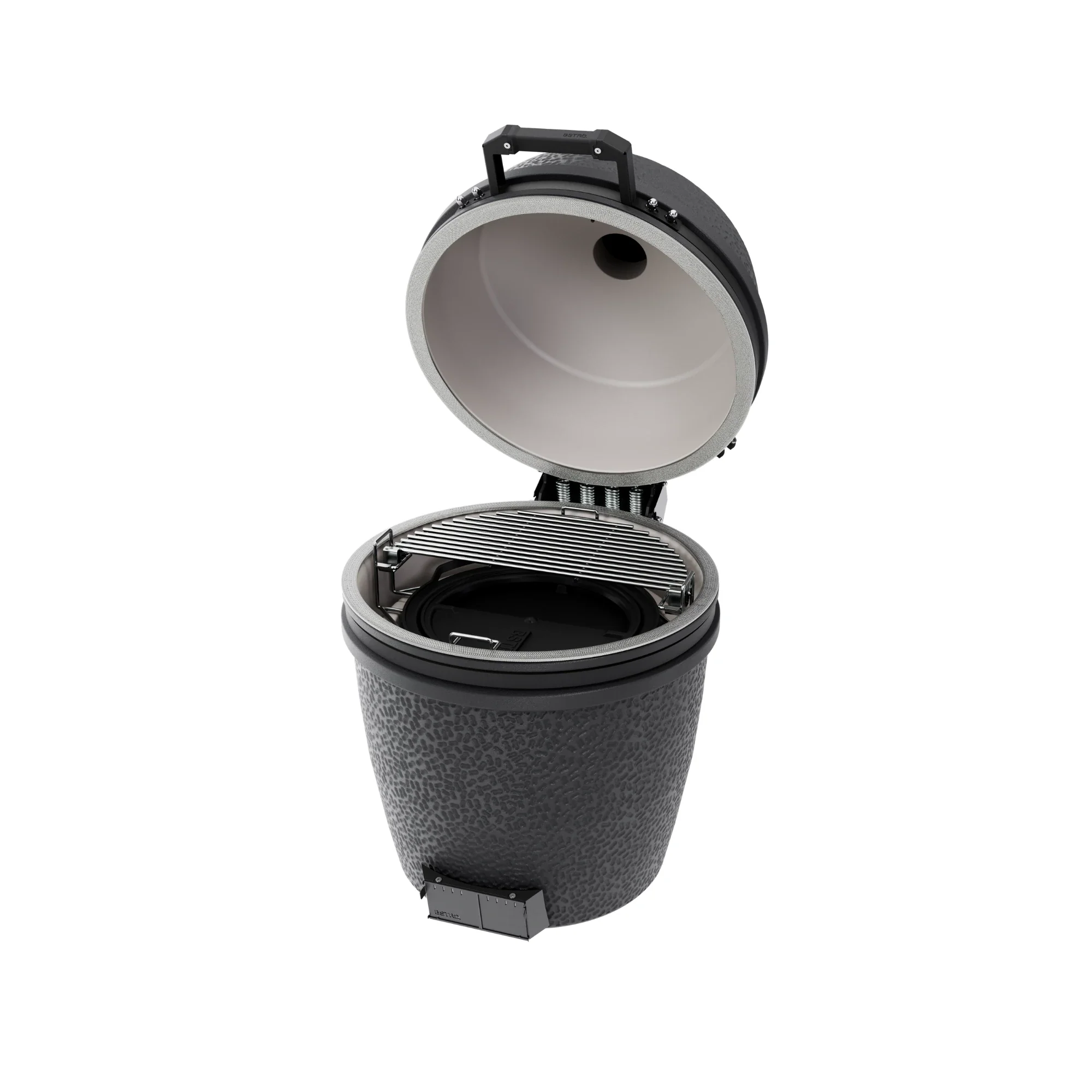BSTRD Pro Large Solo Graphite Built-In Kamado Charcoal Grill - Image 4