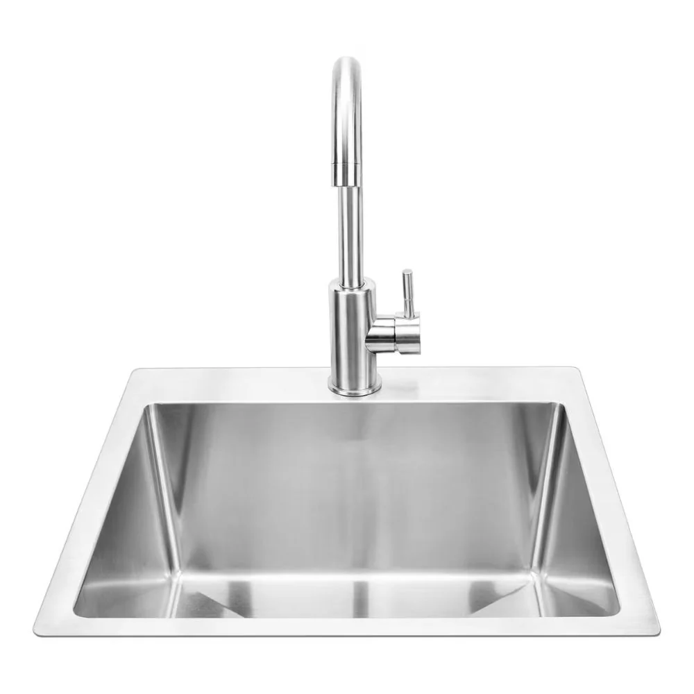 Bull 12515 18-Inch Stainless Steel Sink & Faucet All In one Kit - Image 2