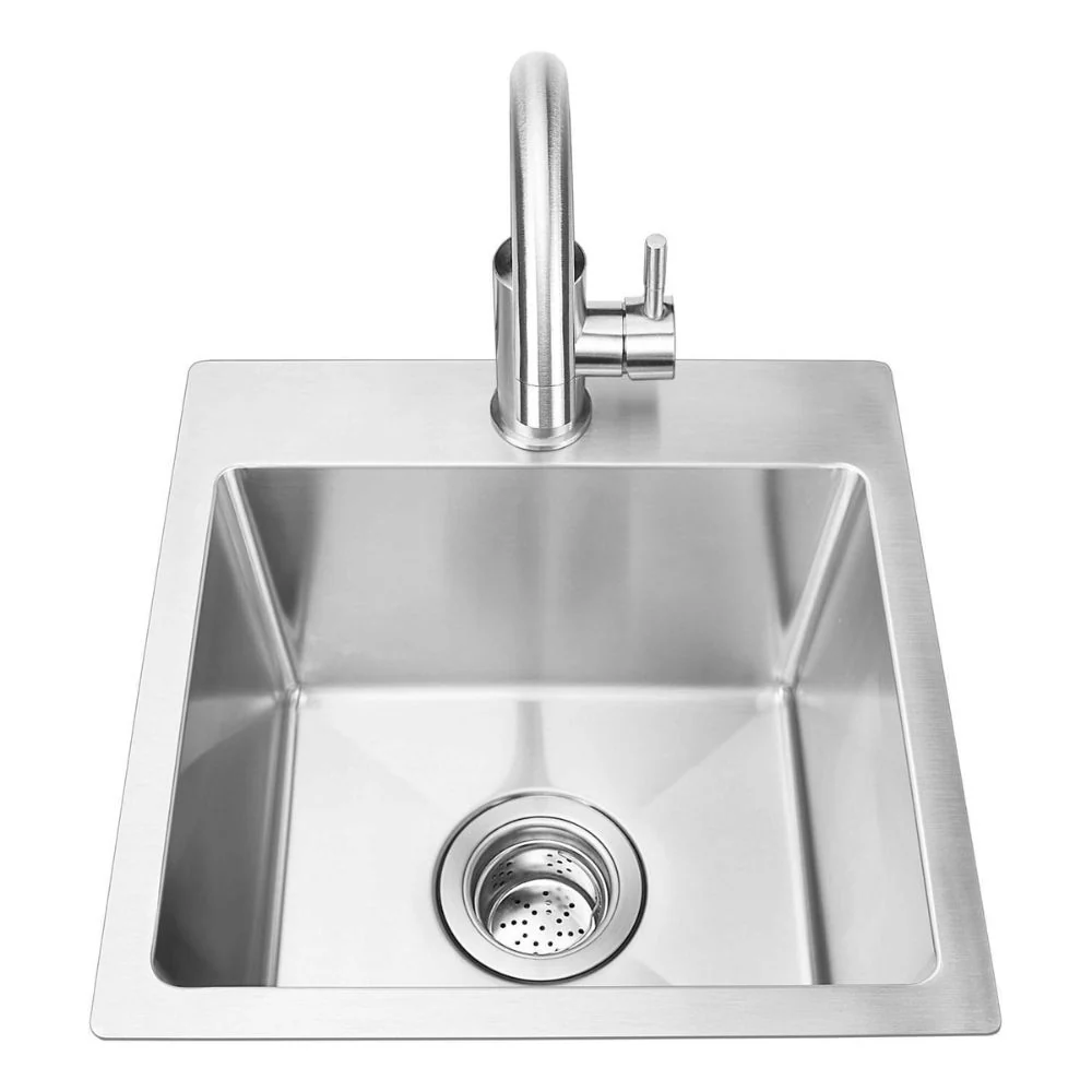 Bull 12515 18-Inch Stainless Steel Sink & Faucet All In one Kit - Image 4