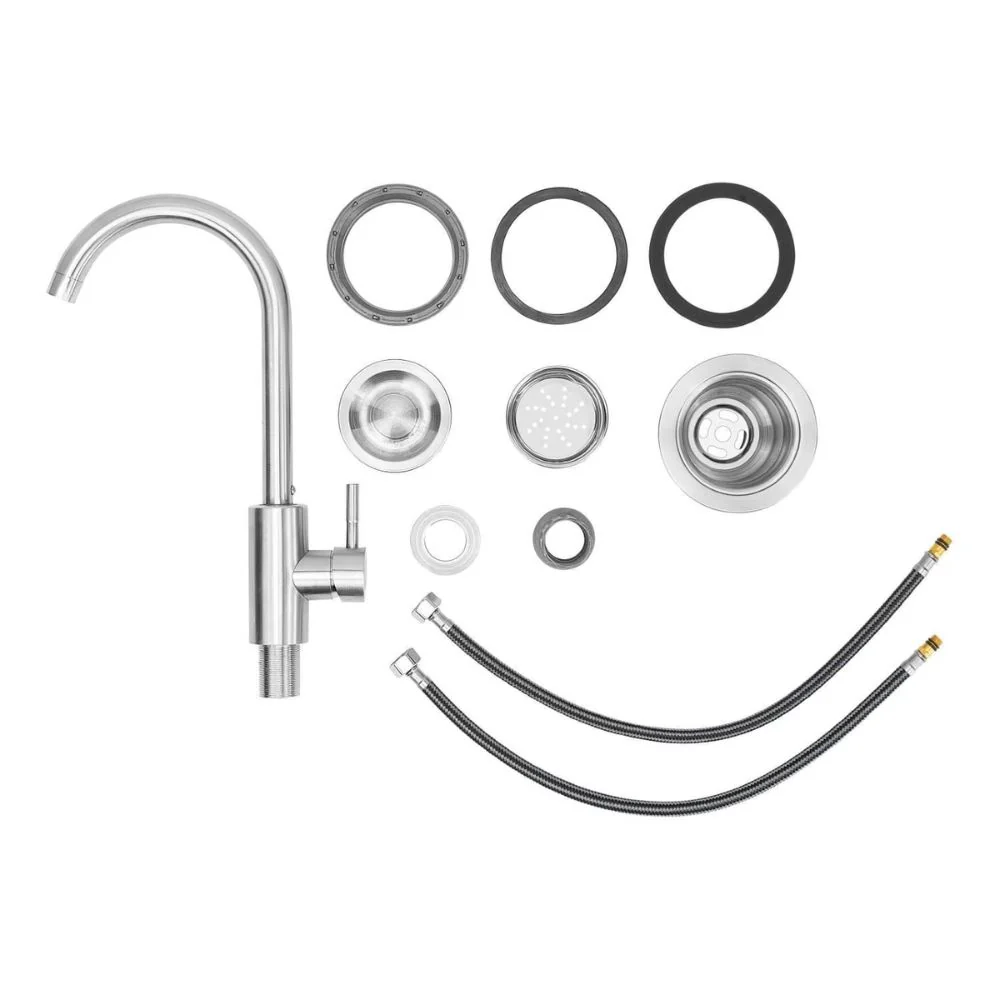 Bull 12515 18-Inch Stainless Steel Sink & Faucet All In one Kit - Image 5