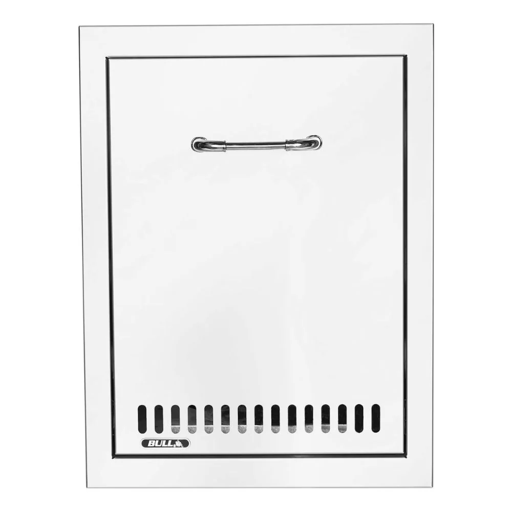 Bull 56830 16-Inch Roll-Out Stainless Steel Propane Tank Drawer w/ Reveal