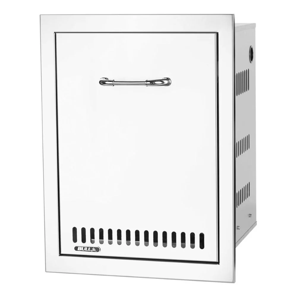 Bull 56830 16-Inch Roll-Out Stainless Steel Propane Tank Drawer w/ Reveal - Image 2