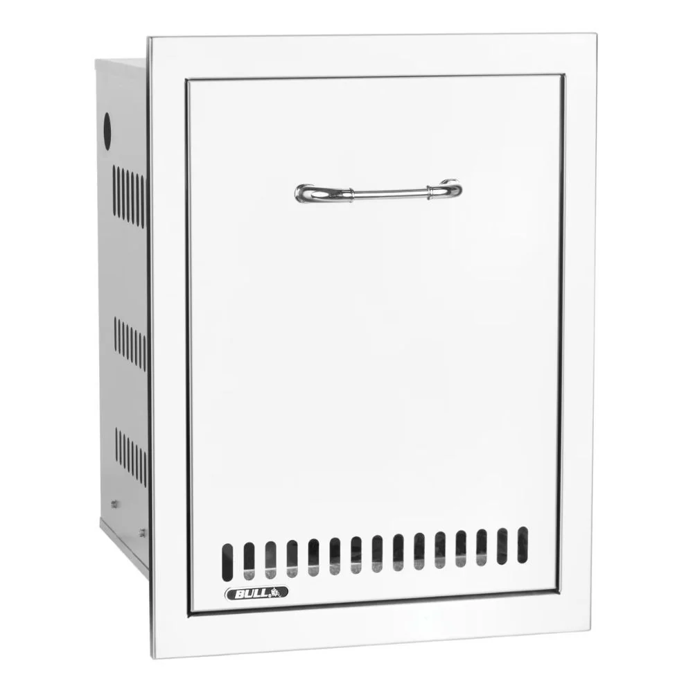 Bull 56830 16-Inch Roll-Out Stainless Steel Propane Tank Drawer w/ Reveal - Image 3