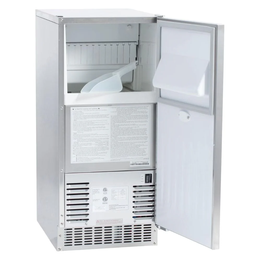 Bull 60 Lb. 15-Inch Outdoor Rated Commercial Ice Maker w/ Drain Pump - Image 4