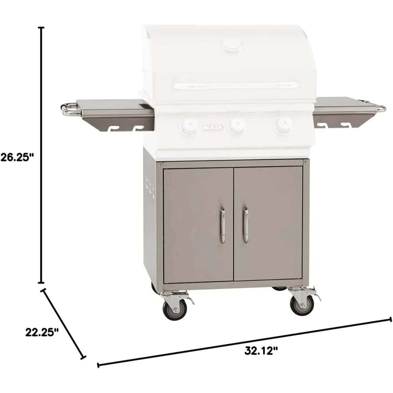 Bull 69500 Steer Premium 24-Inch Grill Cart - Image 3