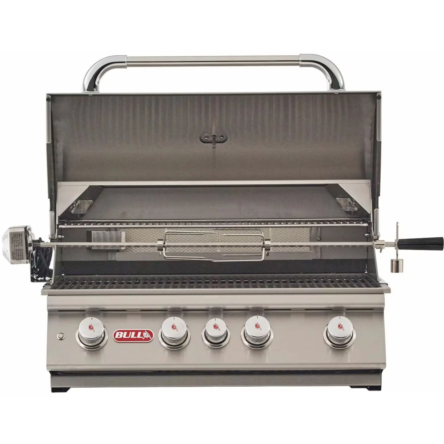Bull Grills Angus 30-Inch 4-Burner Built-In Gas Grill w/ Rotisserie - Image 2