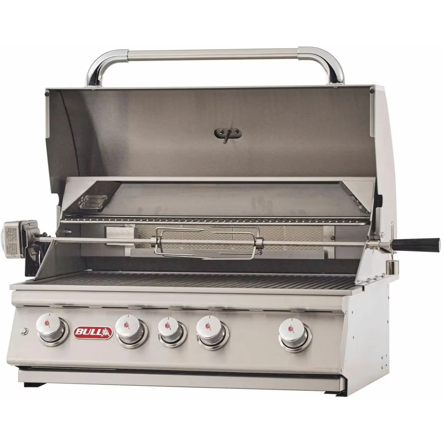 Bull Grills Angus 30-Inch 4-Burner Built-In Gas Grill w/ Rotisserie - Image 3