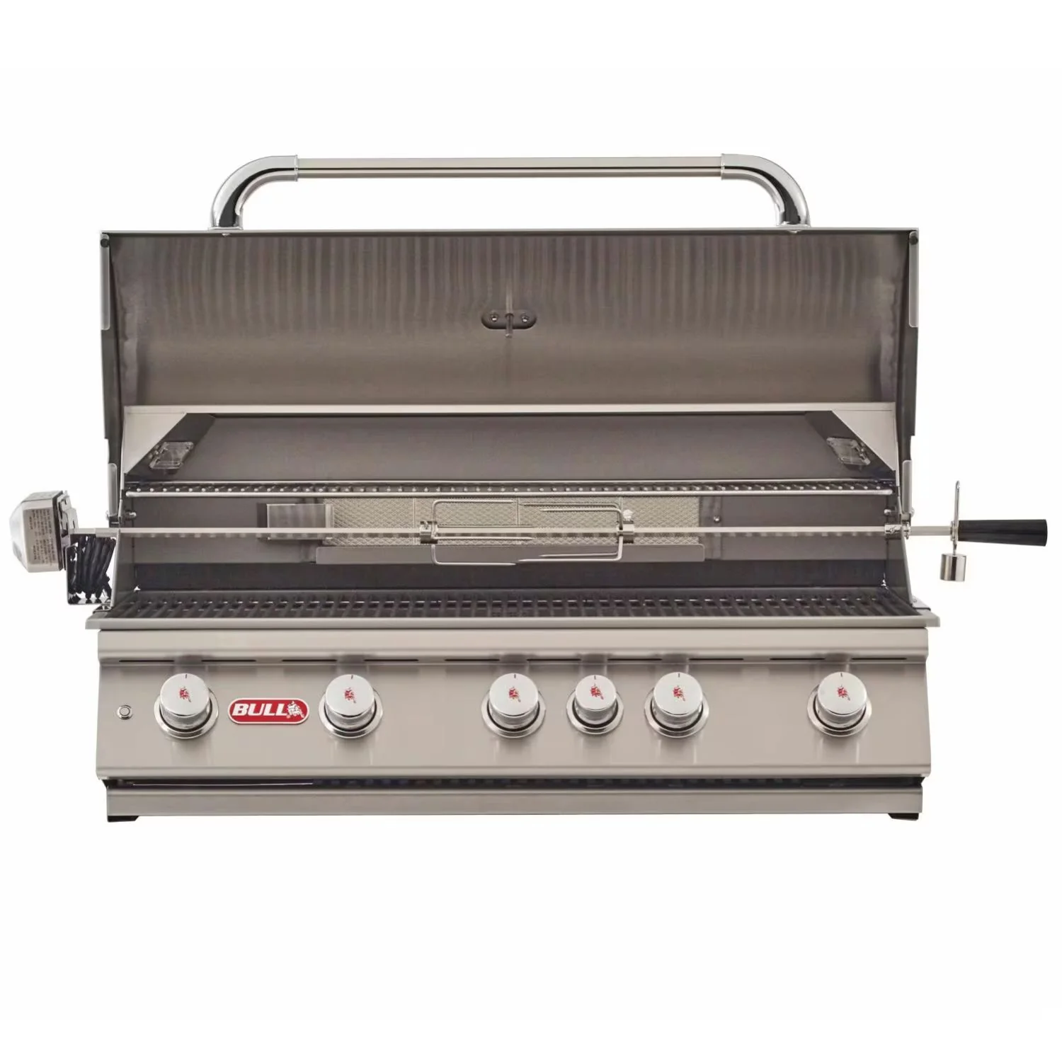 Bull Grills Brahma 38-Inch 5-Burner Built-In Gas Grill w/ Rotisserie - Image 2