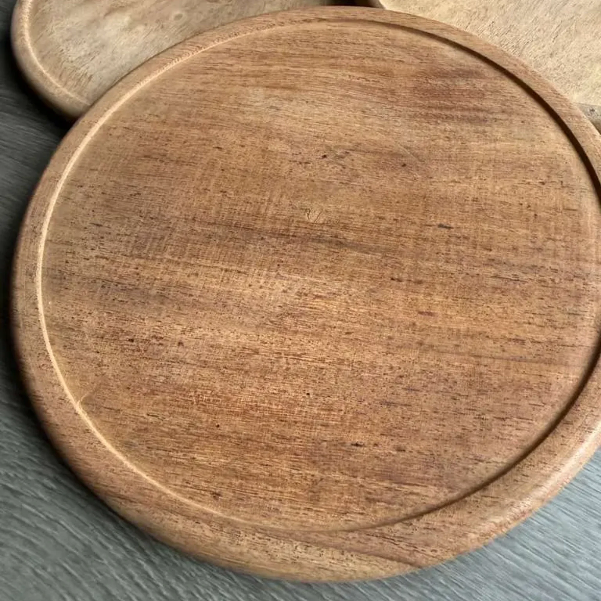 CDF Handmade Carob Plate