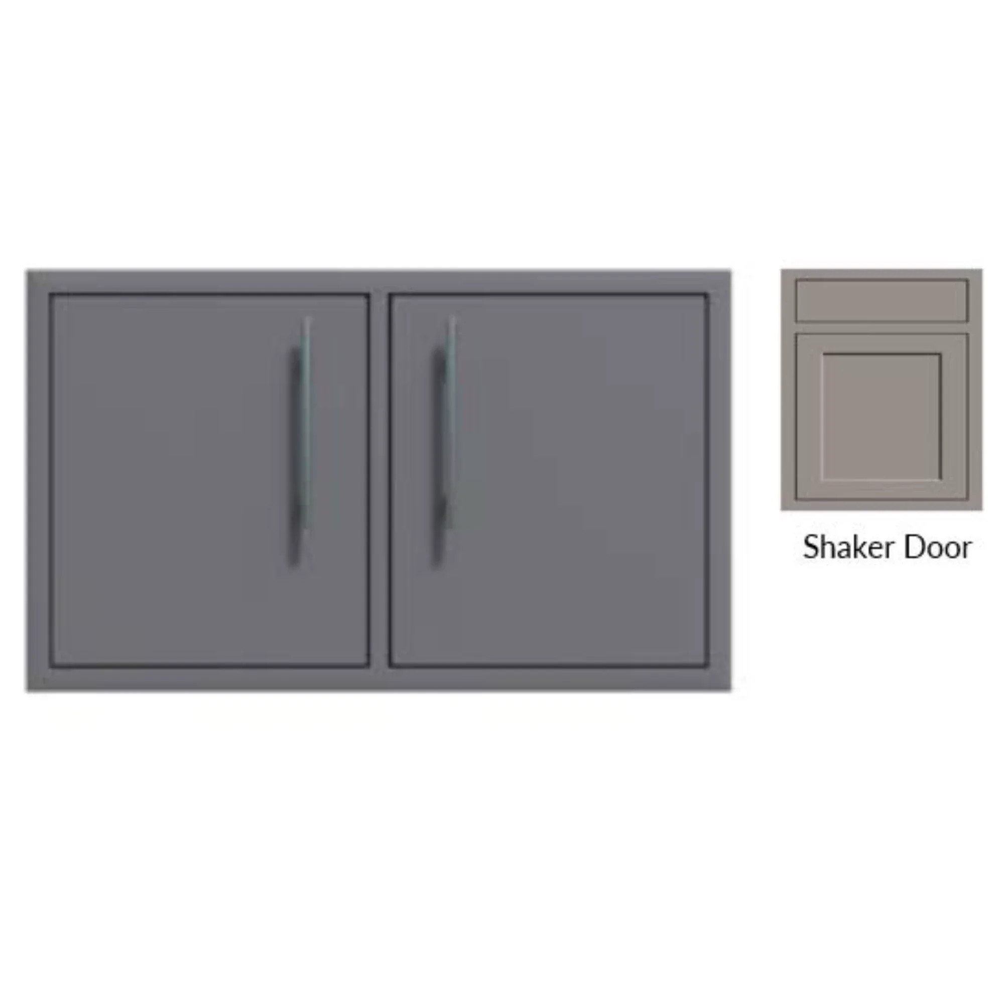 Challenger Designs Canyon Shaker Style 36-Inch Under Grill Cabinet