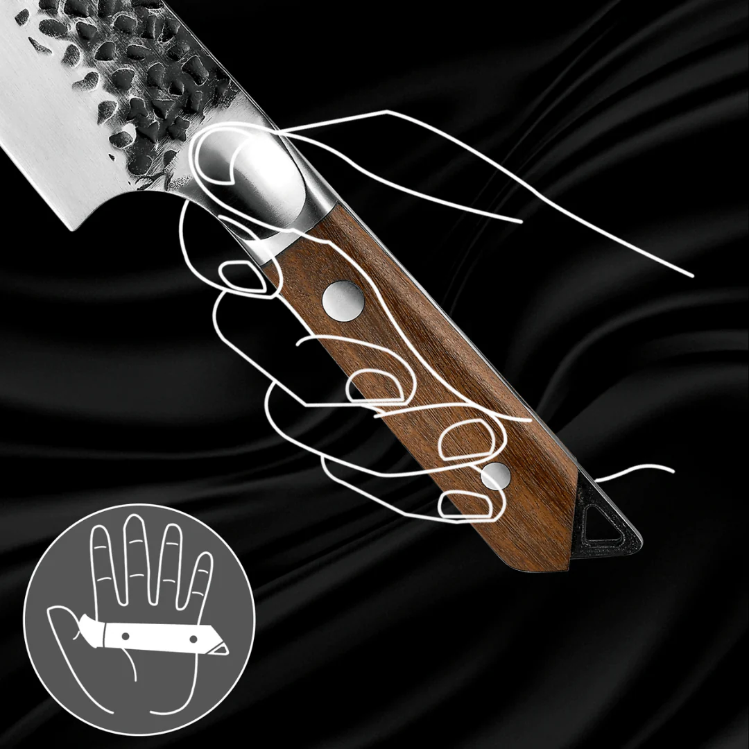 CHEF KNIFE SANTOKU NAKIRI 8'' - Image 3
