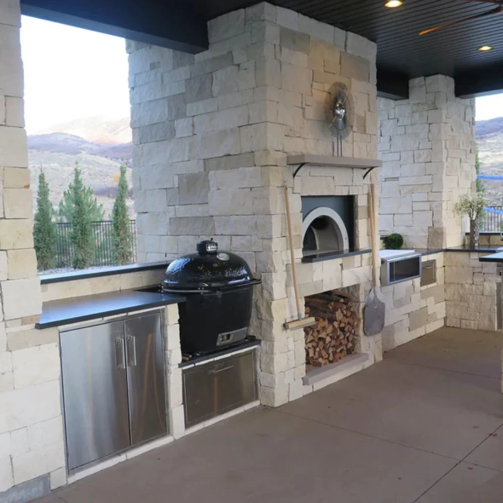 Chicago Brick Oven CBO-1000 Commercial Wood Fired Pizza Oven - Image 4
