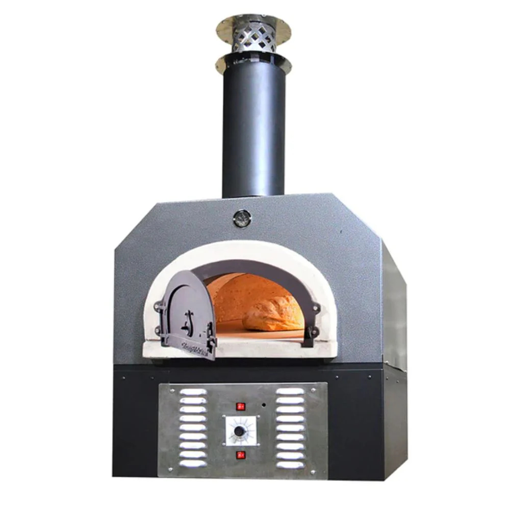 Chicago Brick Oven CBO-750 Countertop Residential Dual Fuel Oven with Skirt - Image 2