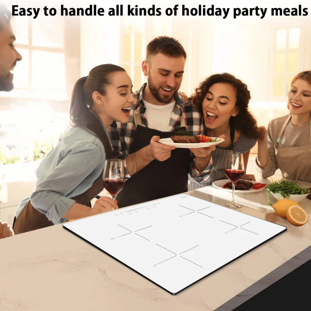 Cook Good White Built-in 24-Inches Induction Cooktop - Image 7