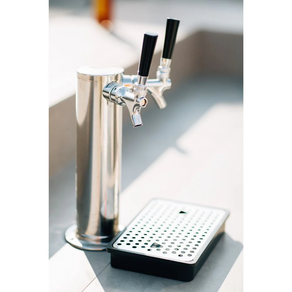 TrueFlame TF-RFR-24DK2 Deluxe Outdoor Rated 6.6c Double Tap Kegerator - Image 4