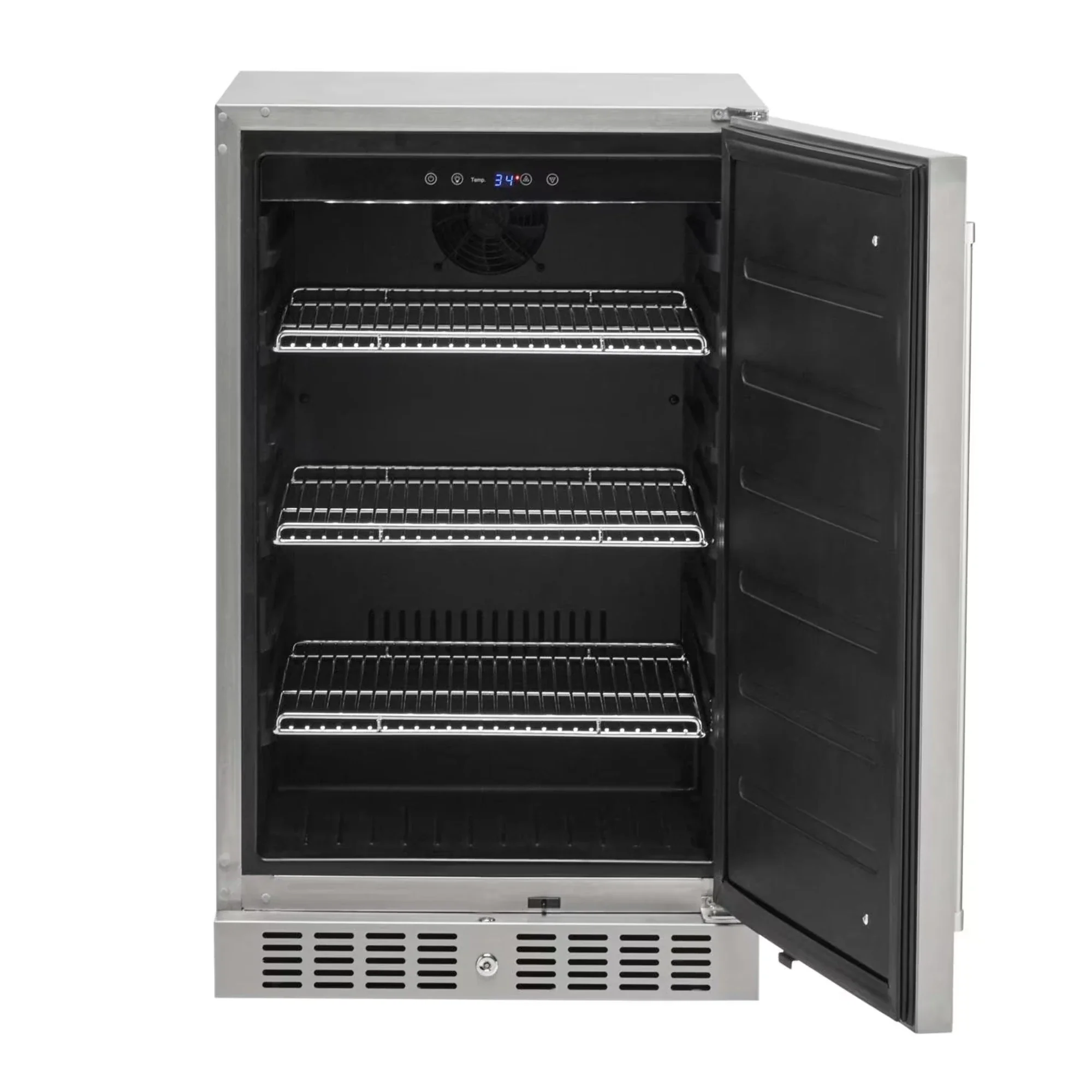 Coyote 21-Inch 4.1 Cu. Ft. Right Hinge Built-In Refrigerator - Image 4