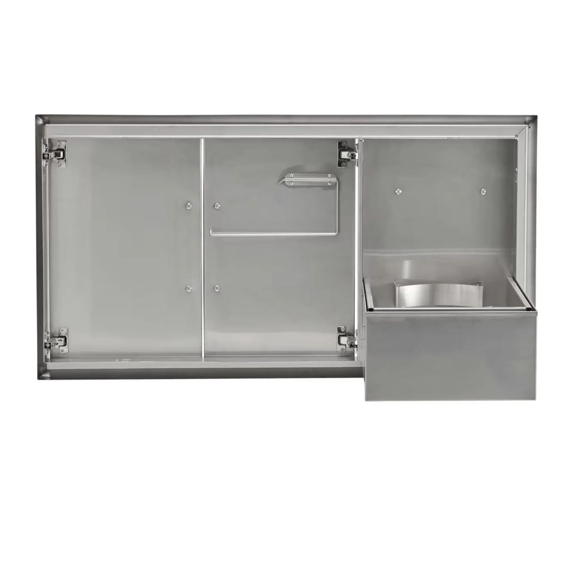 Coyote 45-Inch Double Access Door & Roll Out Trash Bin Combo - Image 3
