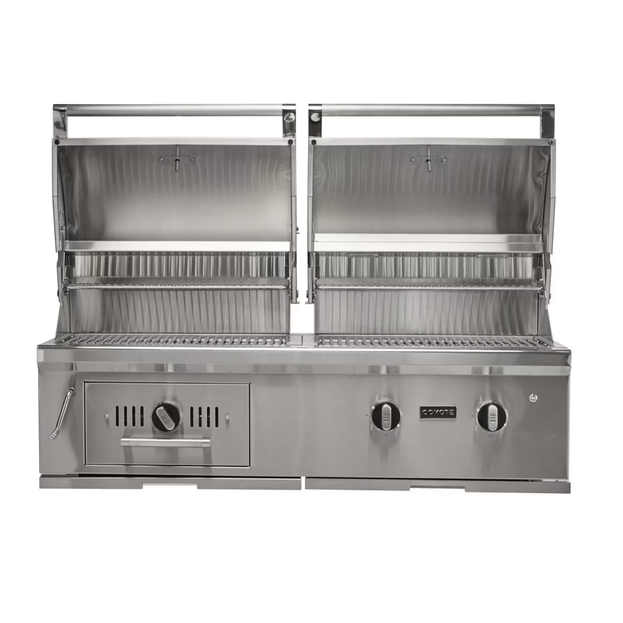 Coyote 50-Inch Built-In Gas/Charcoal Hybrid Grill