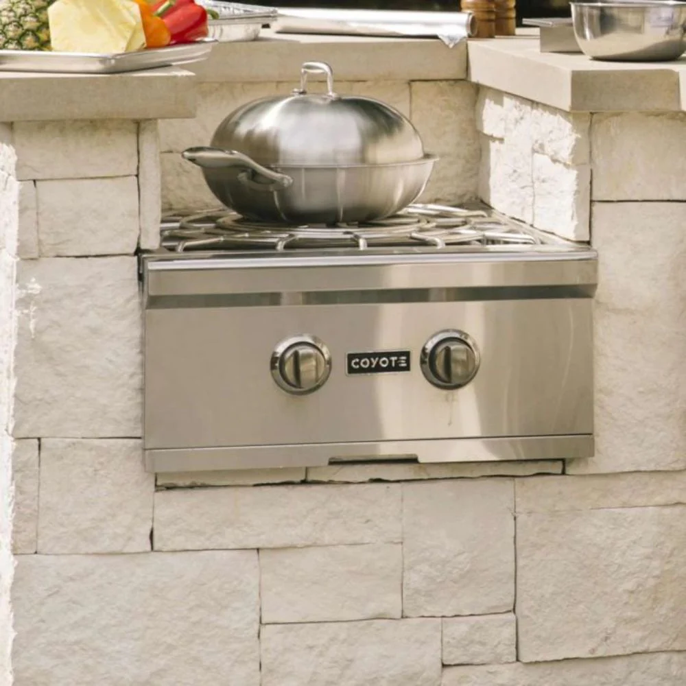 Coyote CWOK Stainless Steel Wok for Power Burner - Image 2
