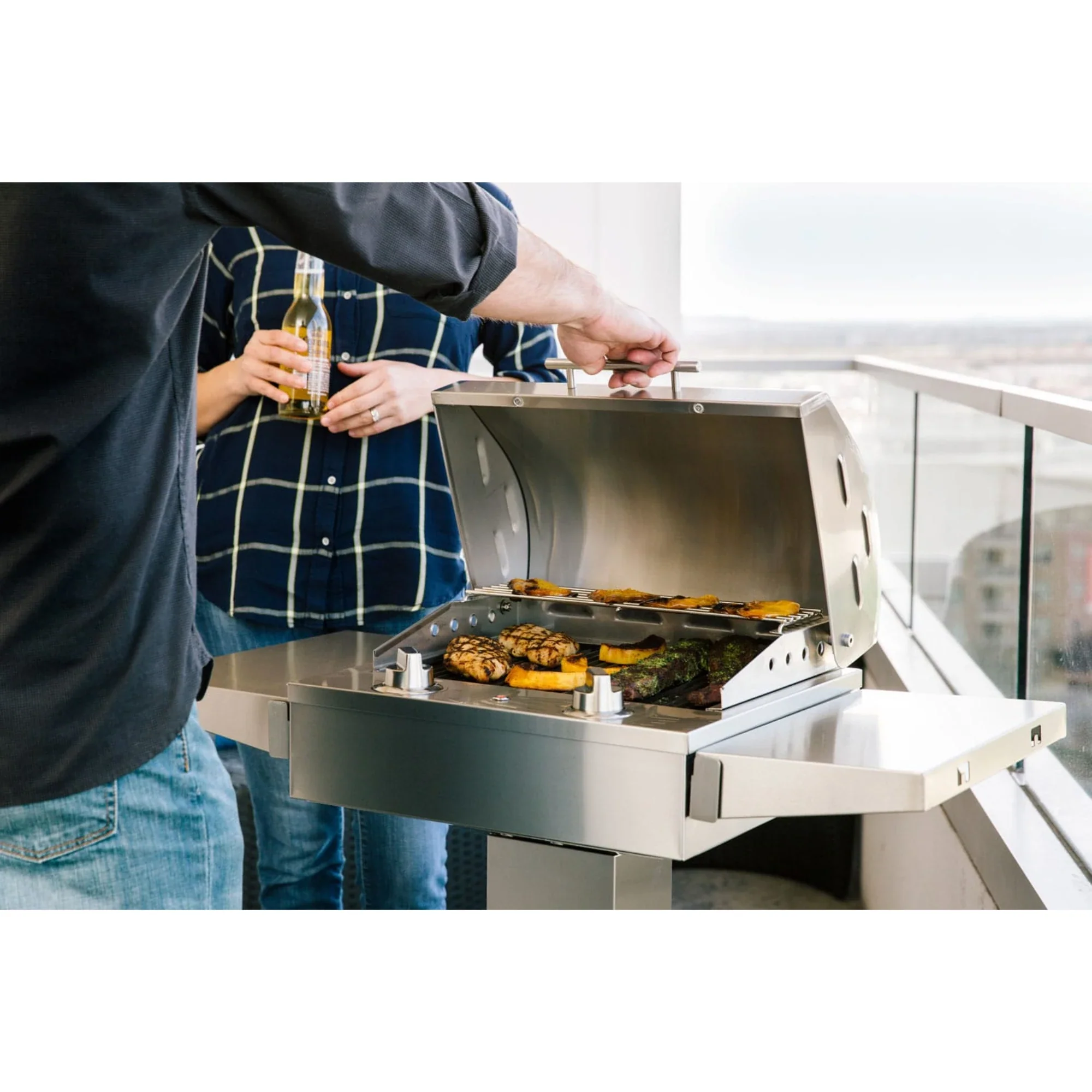 Coyote Stainless Steel Freestanding Electric Grill - Image 3