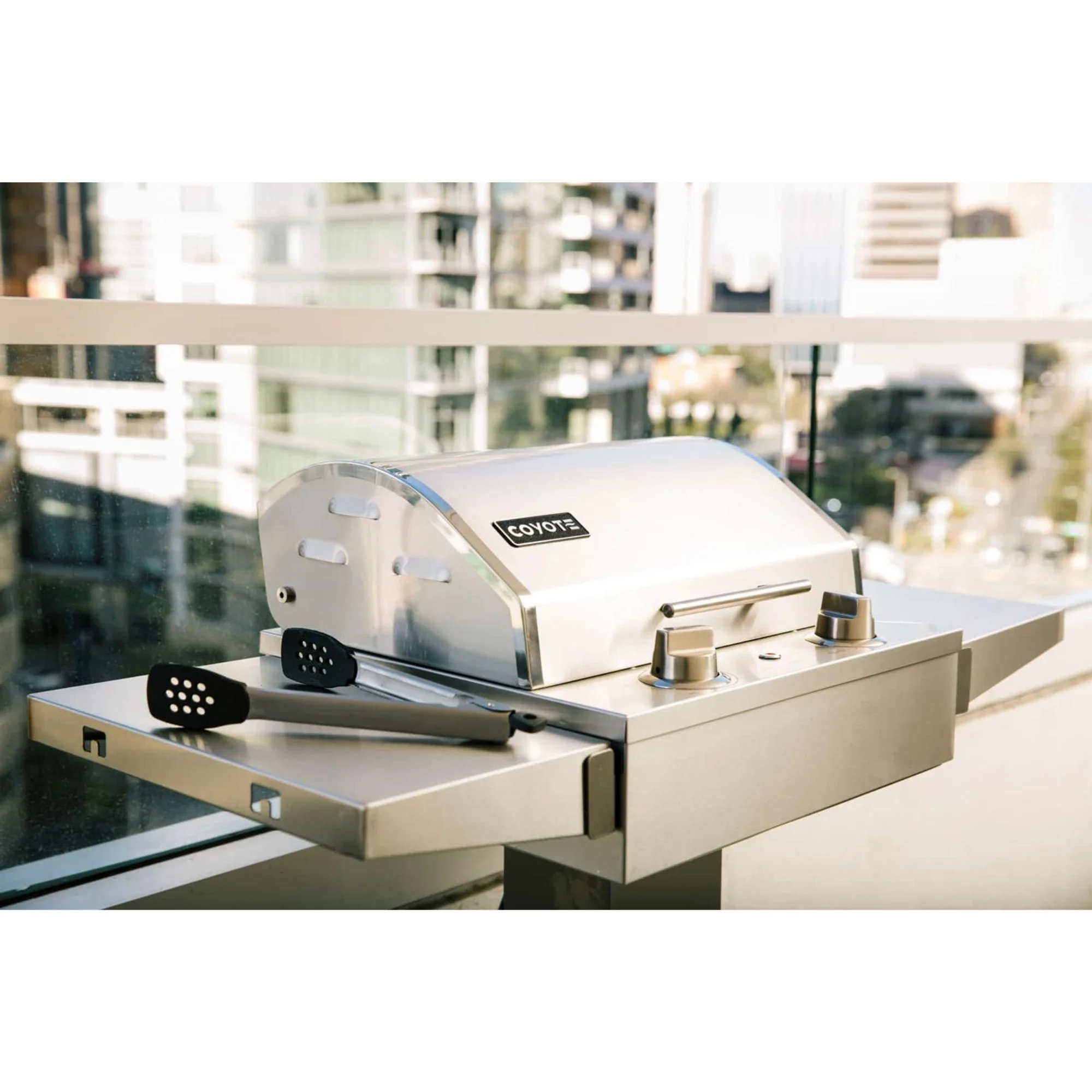 Coyote Stainless Steel Freestanding Electric Grill - Image 4