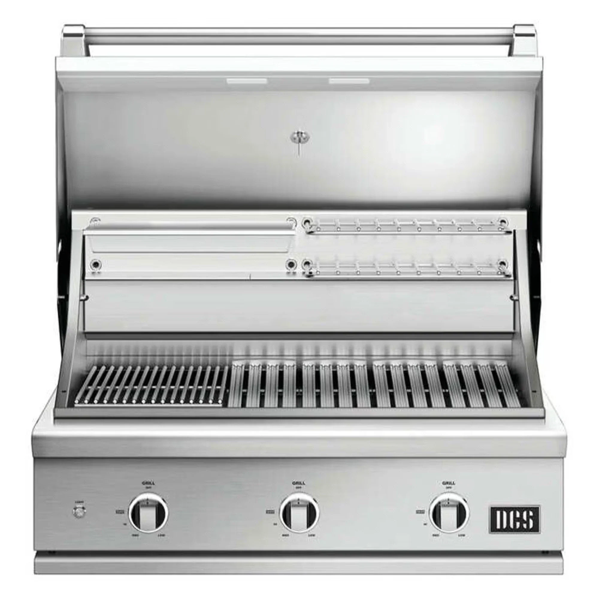 DCS Series 9 36-Inch Built-In Gas Grill w/ Charcoal Smoker Box - Image 2
