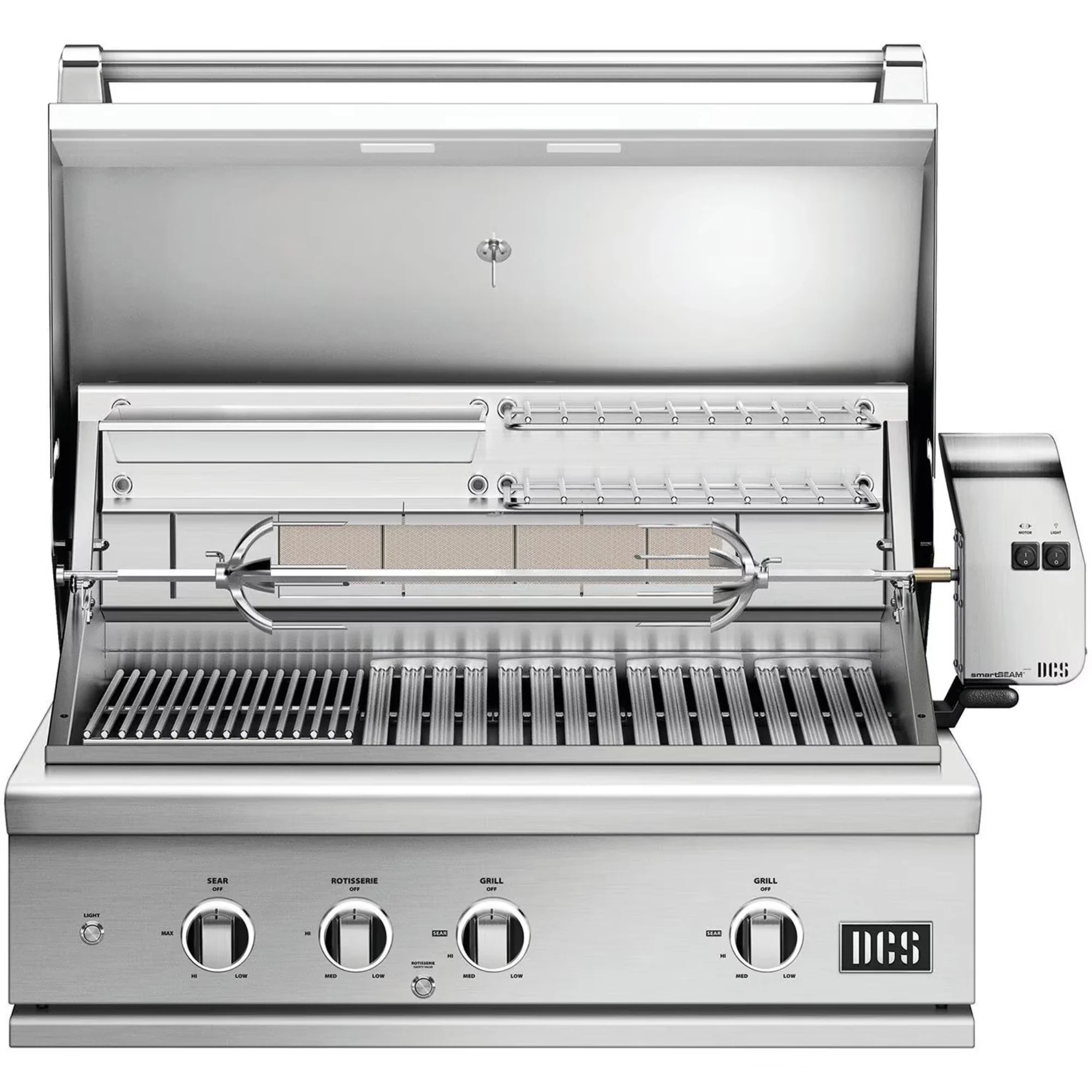 DCS Series 9 36-Inch Built-In Gas Grill w/ Rotisserie & Infrared Burner - Image 2