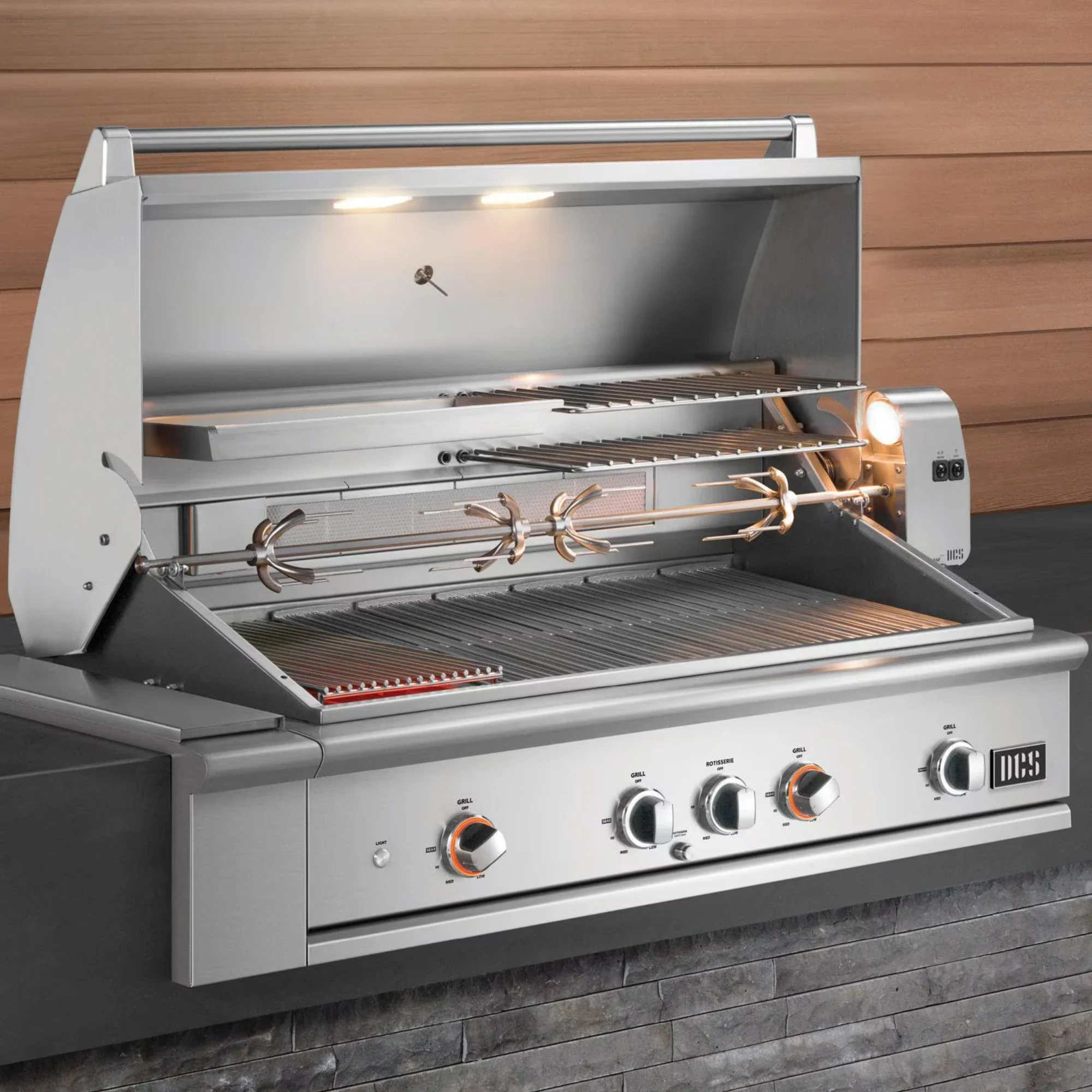 DCS Series 9 48-Inch Built-In Gas Grill w/ Rotisserie - Image 4