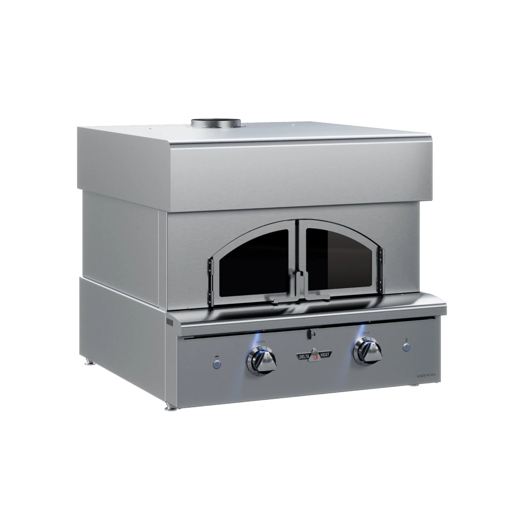 Delta Heat 30" Built-In Dual-Burner Gas Pizza Oven - Image 3