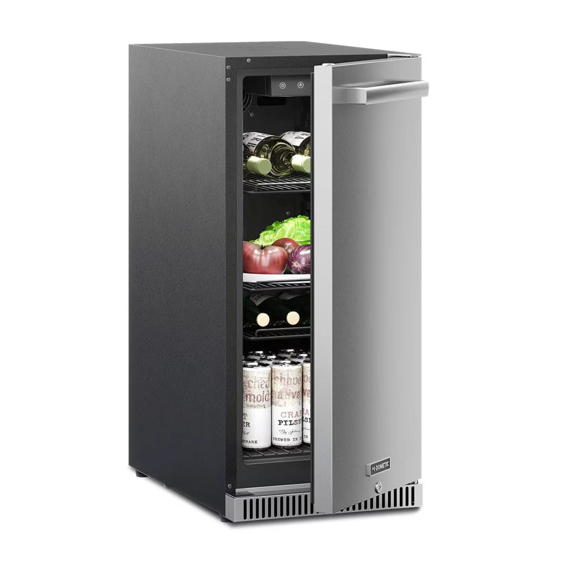 Dometic DE15F 15" D-Series Refrigerator, Lock, Reversible Hinge - Image 3