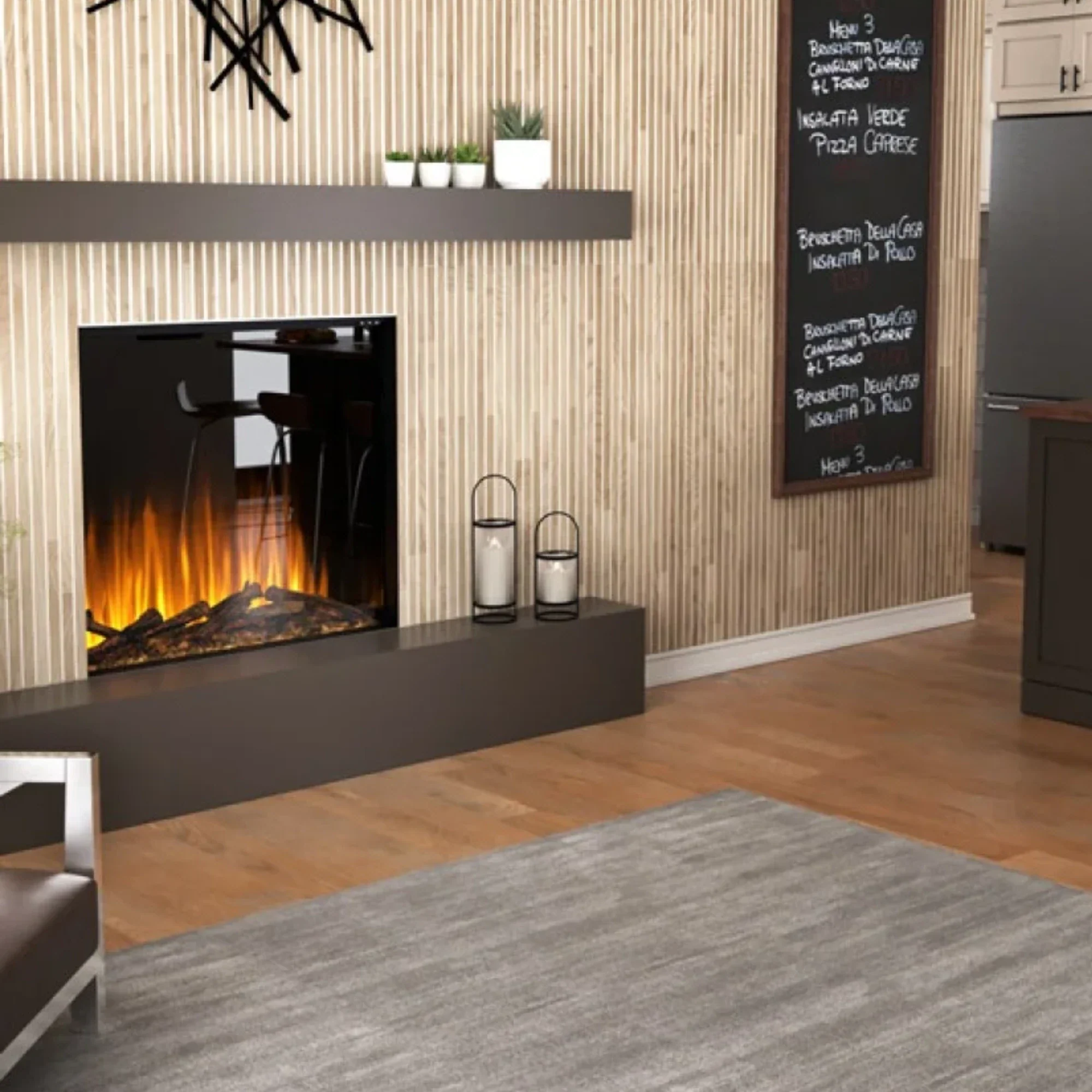 Dimplex Ignite Aspire 36 Inch Built-In Firebox Electric Fireplace - Image 4