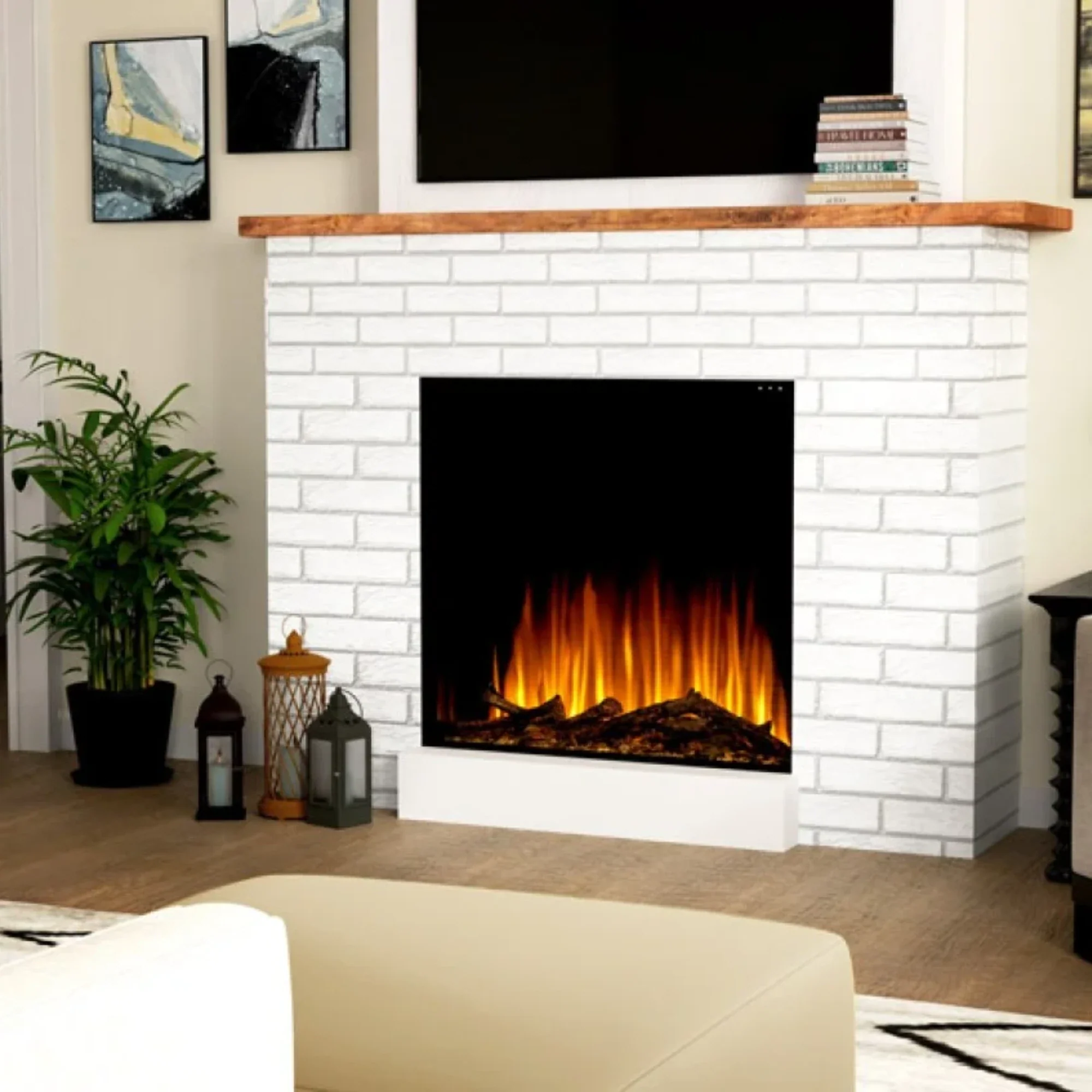 Dimplex Ignite Aspire 36 Inch Built-In Firebox Electric Fireplace - Image 5