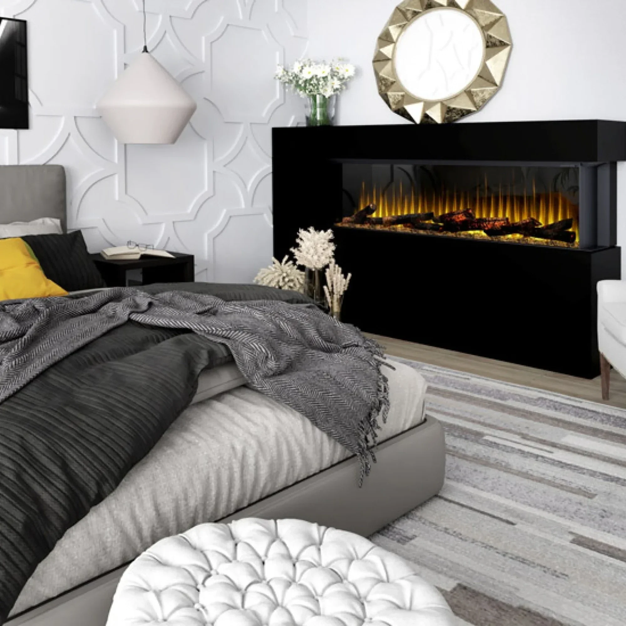 Dimplex Ignite Ultra 60 Inch Linear Electric Fireplace - Image 2