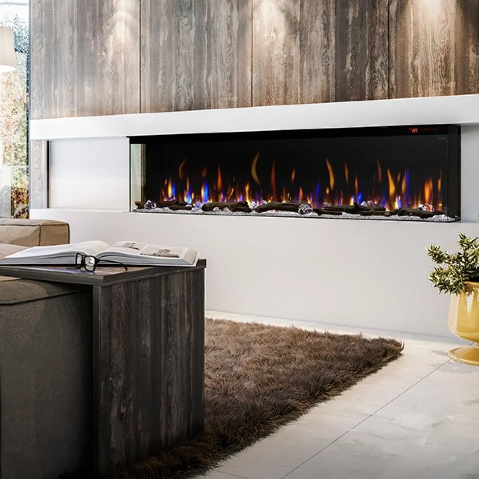 Dimplex IgniteXL Bold 74-Inch Linear Electric Fireplace - Image 7