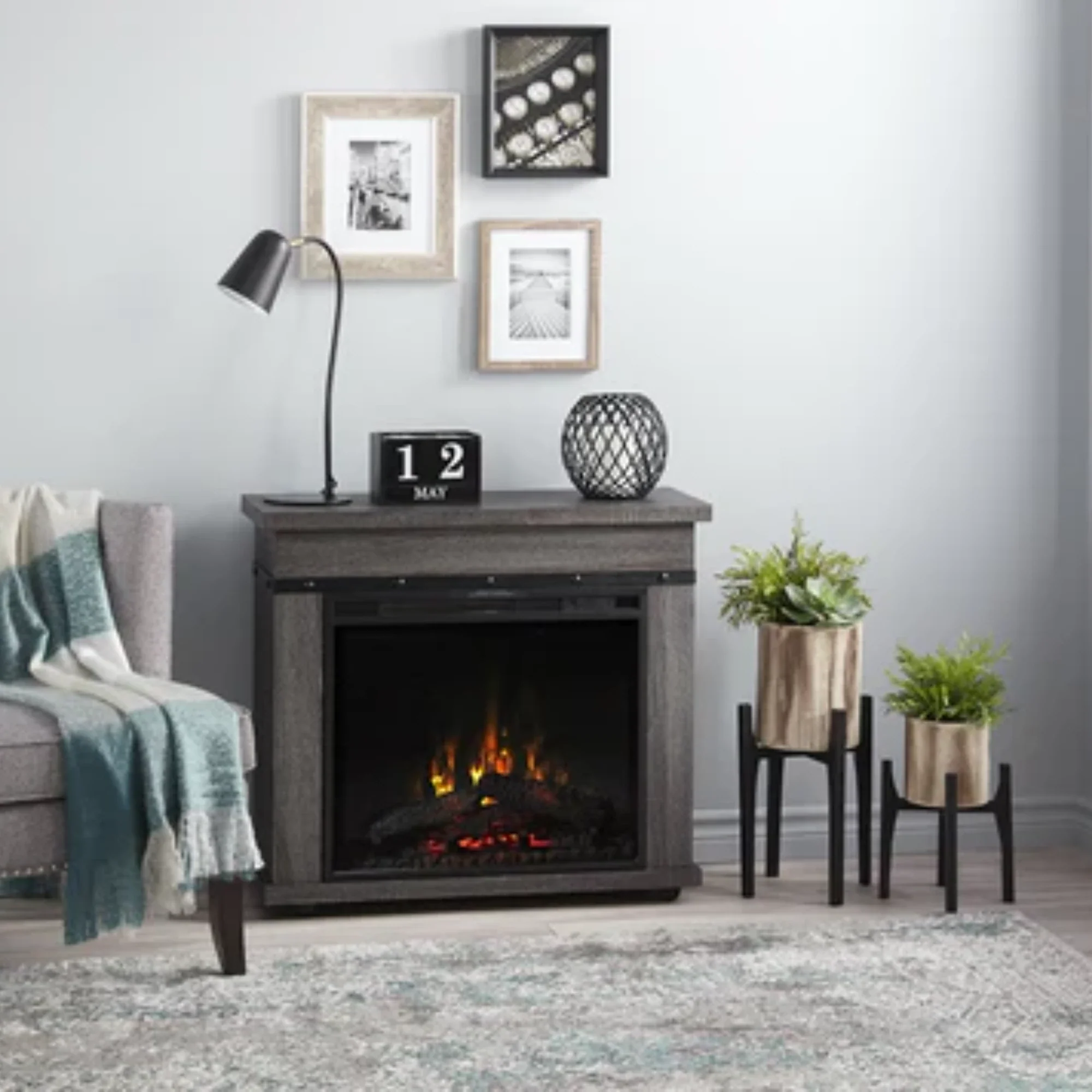 Dimplex Morgan Electric Fireplace Mantel Package - Image 3