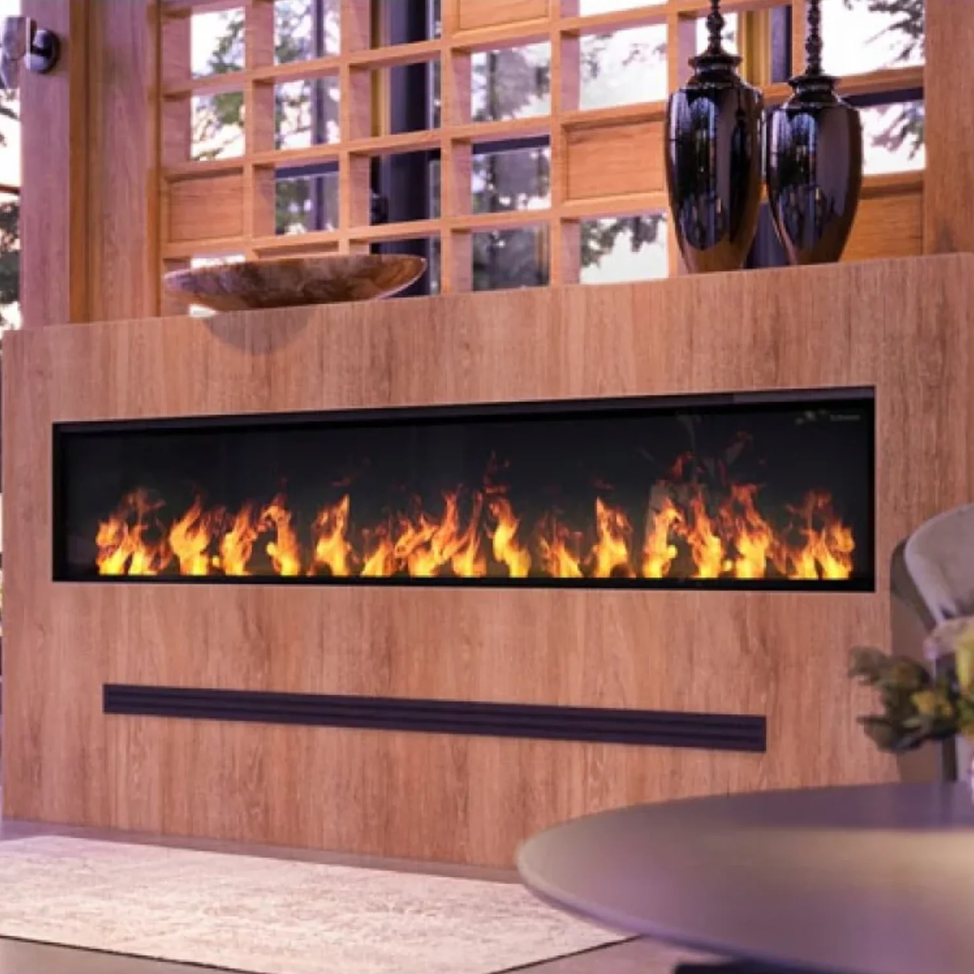 Dimplex Opti-Myst 86 Inch Linear Built-In Electric Fireplace - Image 5