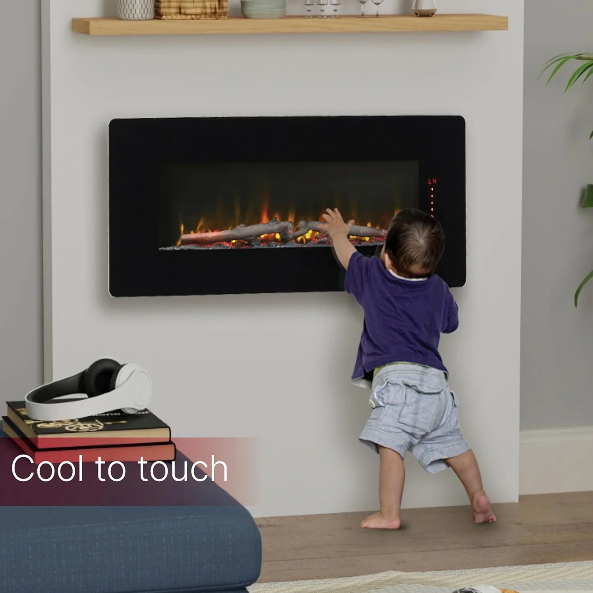 Dimplex Winslow 48 Inch Wall Mounted Electric Fireplace - Image 4