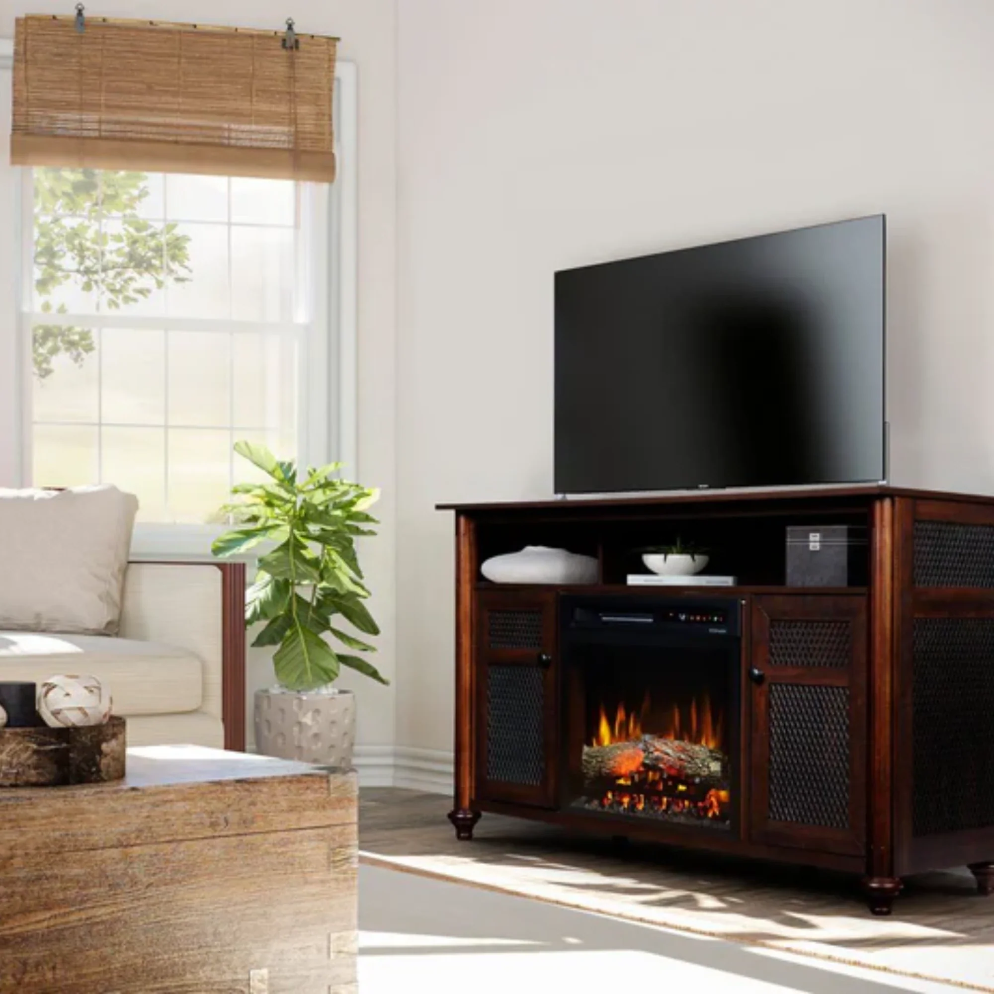 Dimplex Xavier TV Stand Electric Fireplace - Image 4