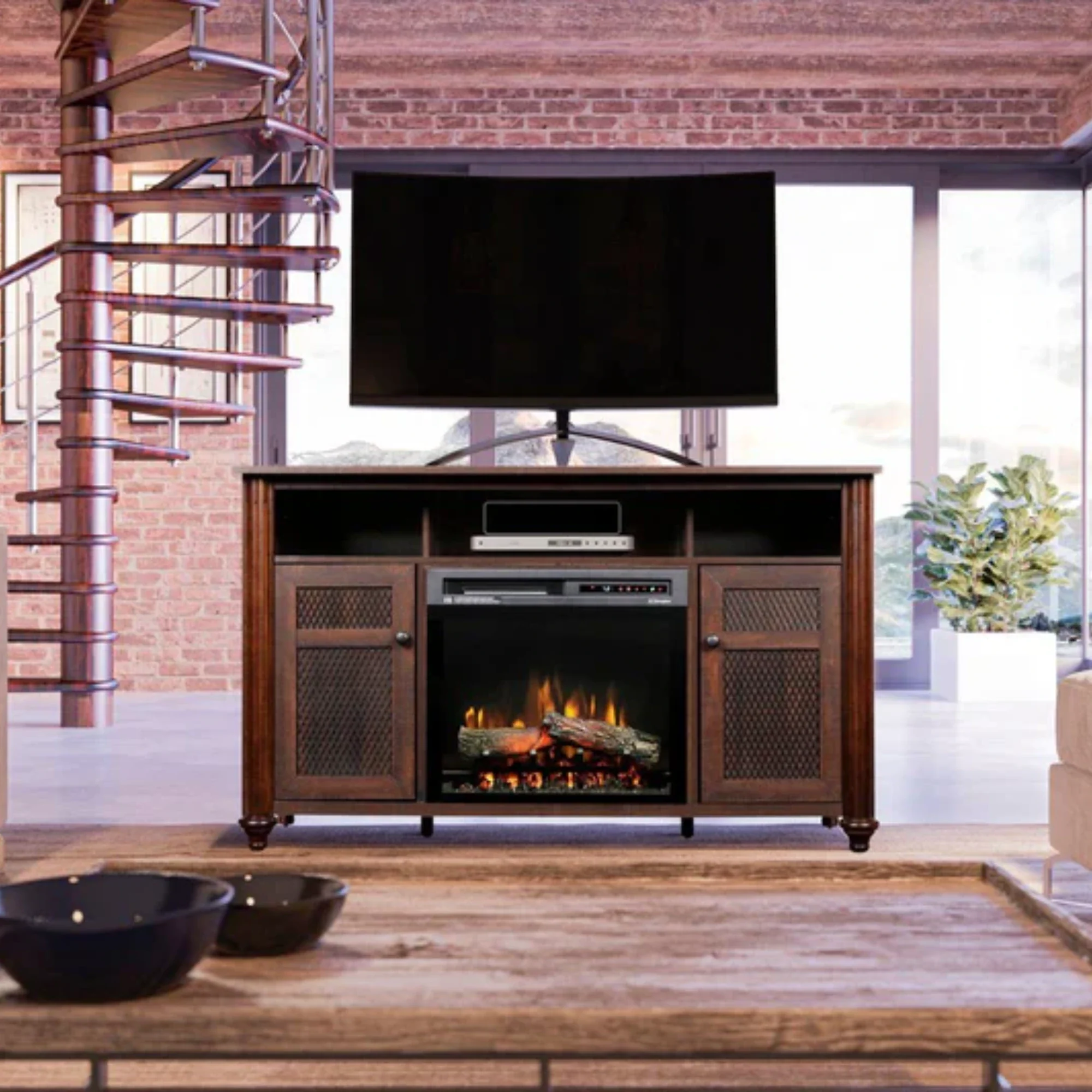 Dimplex Xavier TV Stand Electric Fireplace - Image 5