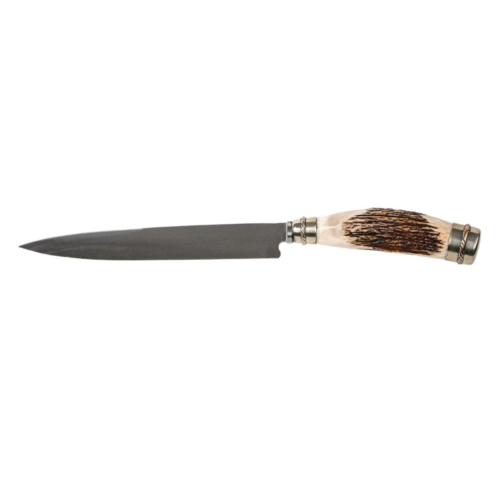 El Cedro Nickel Silver Deer Handle Knife - Image 2
