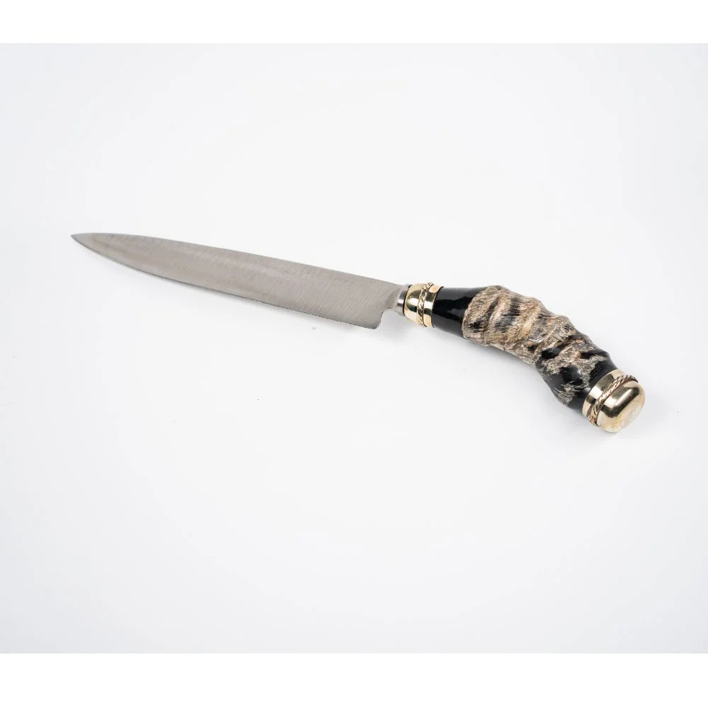El Cedro Nickel Silver Antilope Handle Knife - Image 3